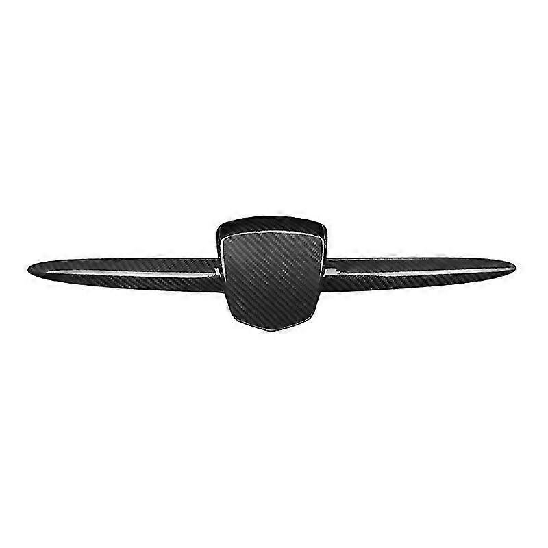 For Real Hard Carbon Fiber Car Front Badge Whiskers Logo Frame For Abarth 595 695 20122023