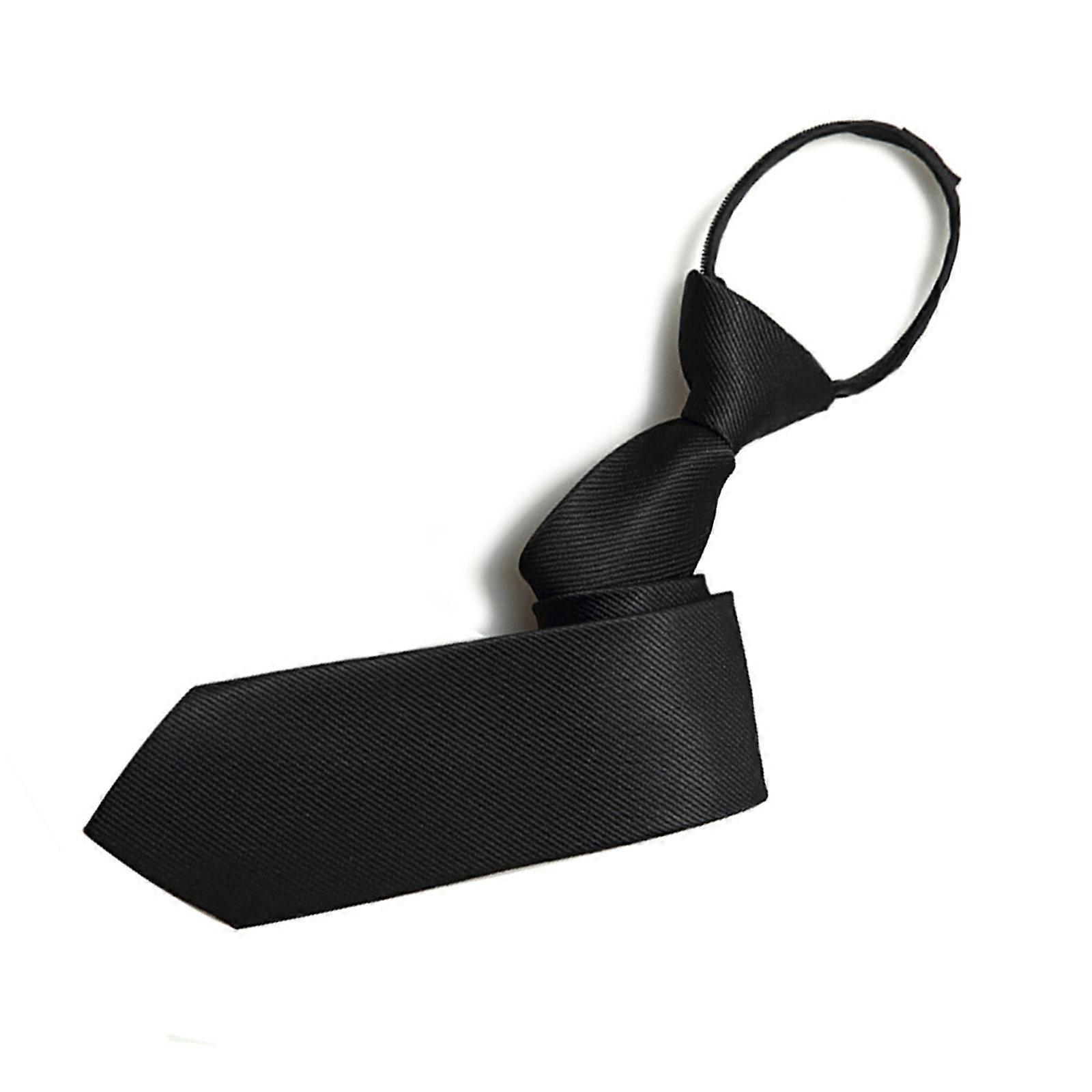 Black Polyester Silk Bow Tie for Suite Match Lightweight Durable and 6 cm