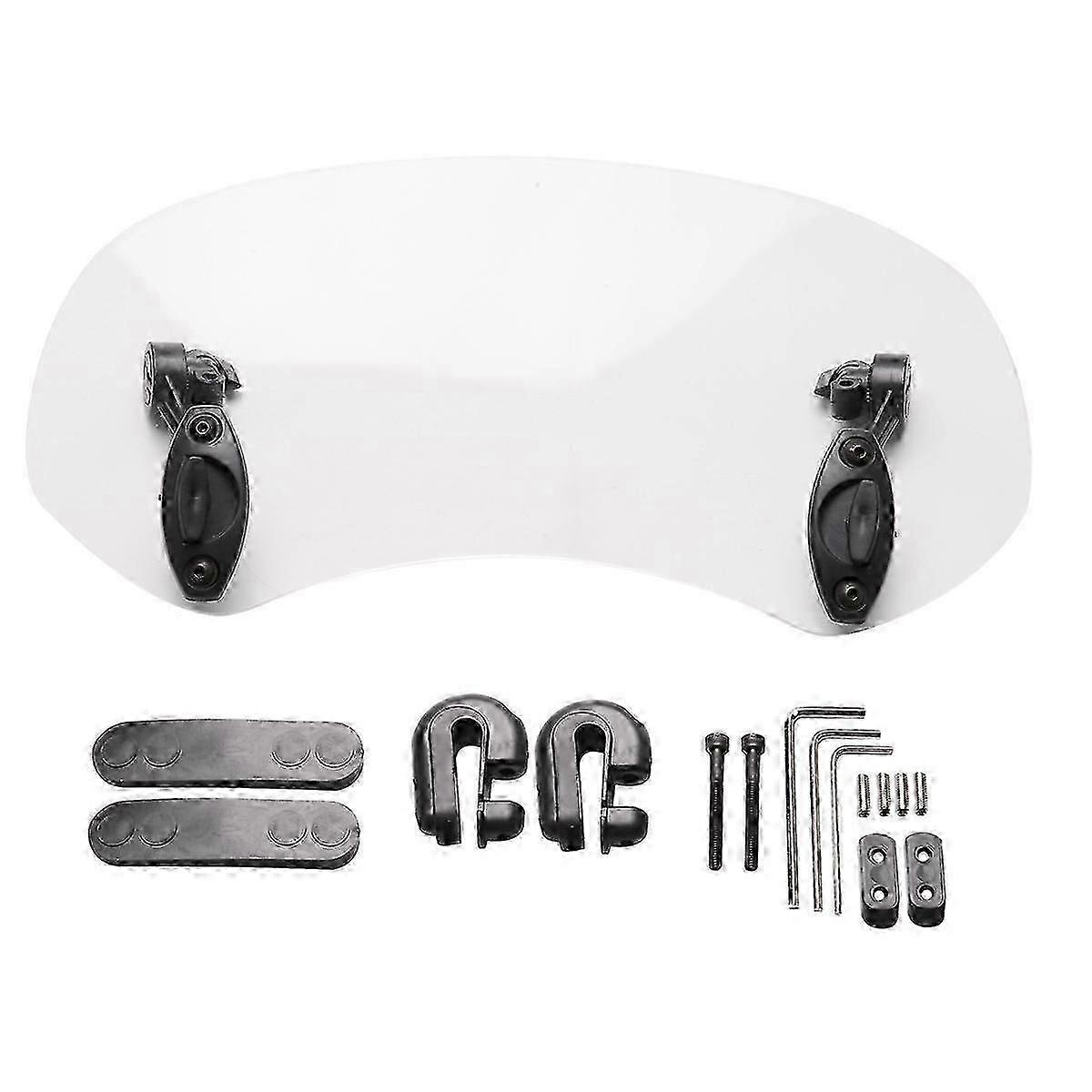 Transparent Color Universal Motorcycle Adjustable Wind Screen Edition