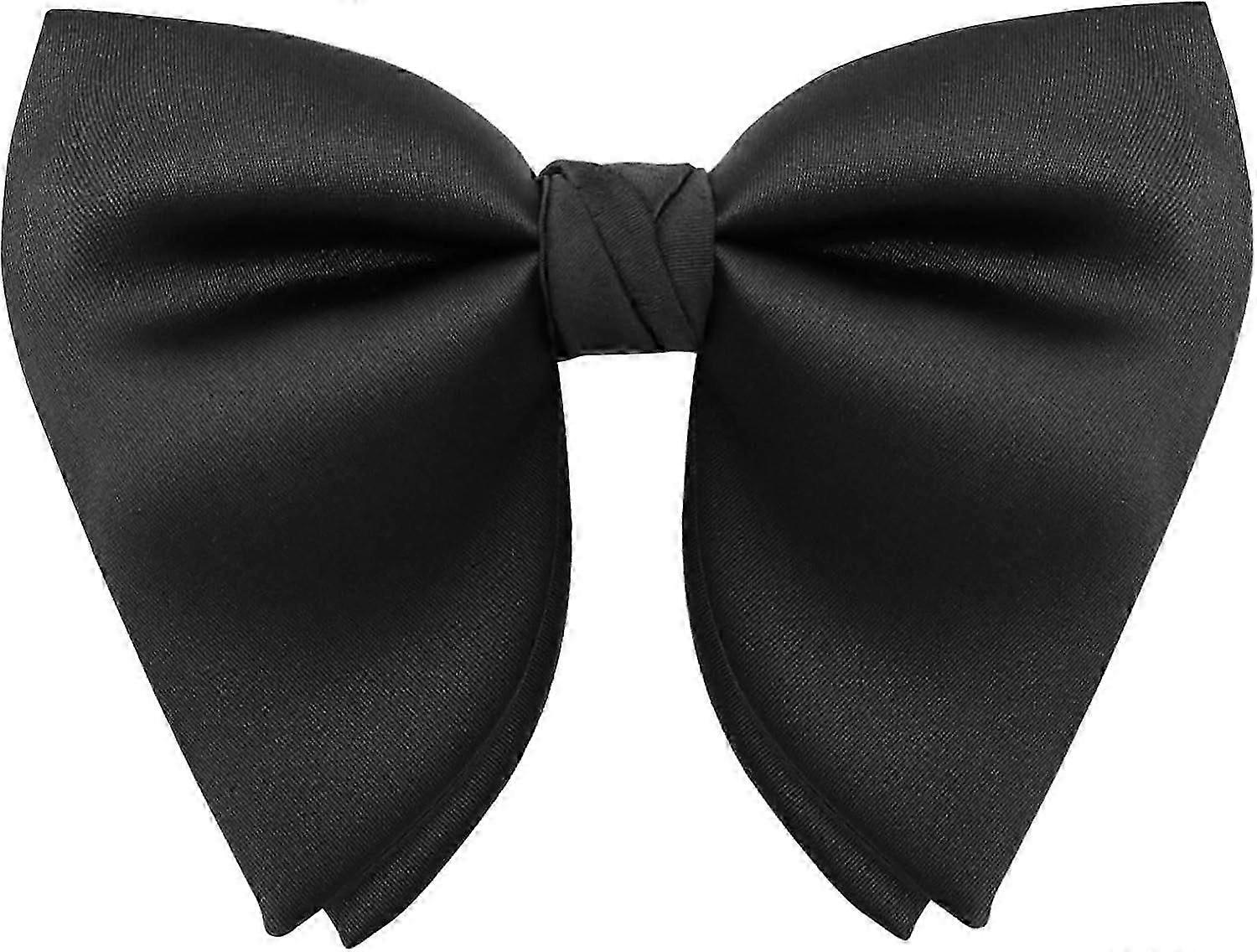 Oversized Bow Ties For Men, Adjustable Pre Tied Mens Bow Tie, Tuxedo Bowties Men