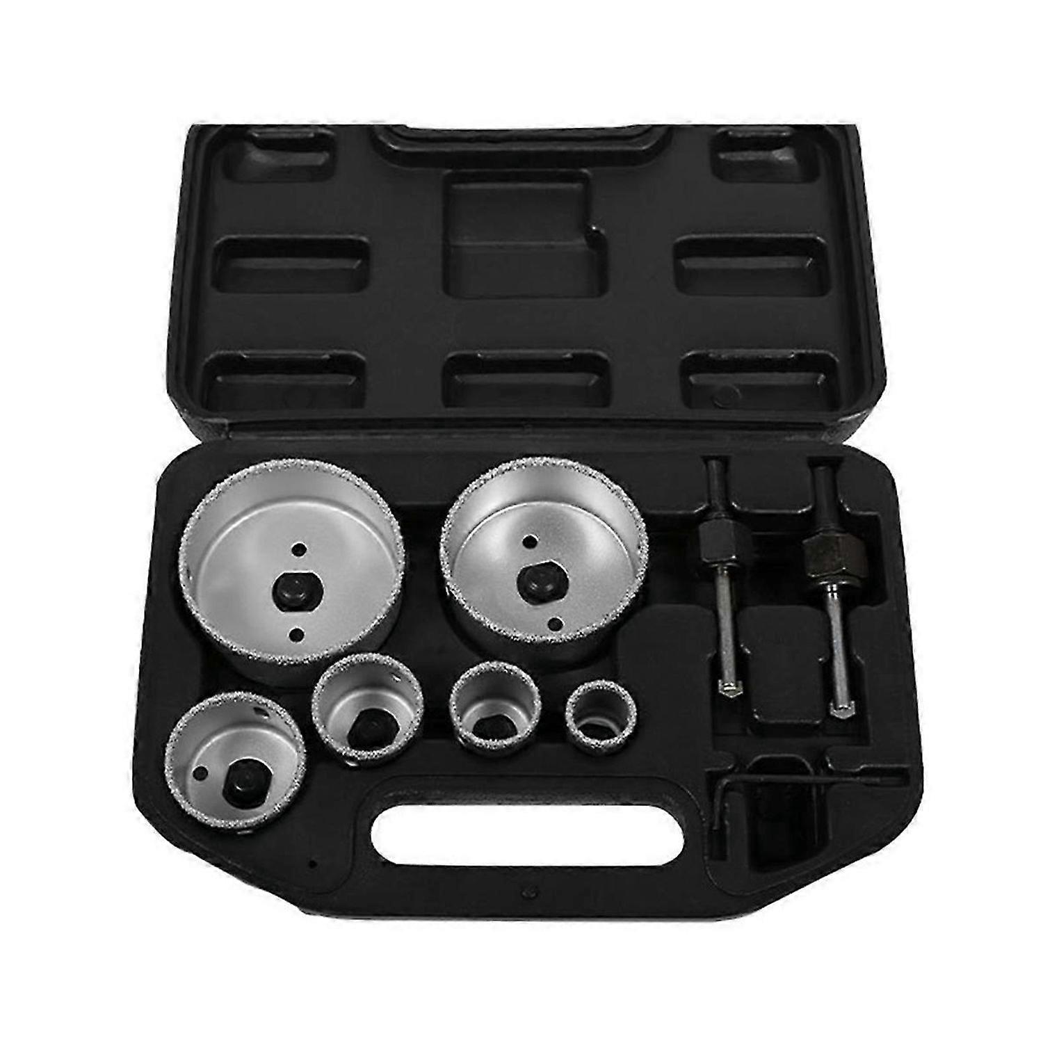 9-Piece Set Carbide Particle Hole Saw Set