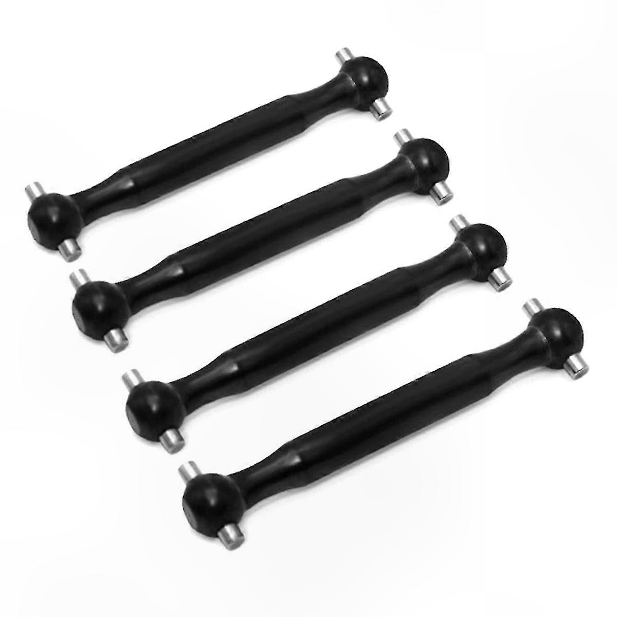 Steel Dog Bone Upgrade Kit for 1/10 RC Car Models, 4-Piece Set for Enhanced Performance and Durability
