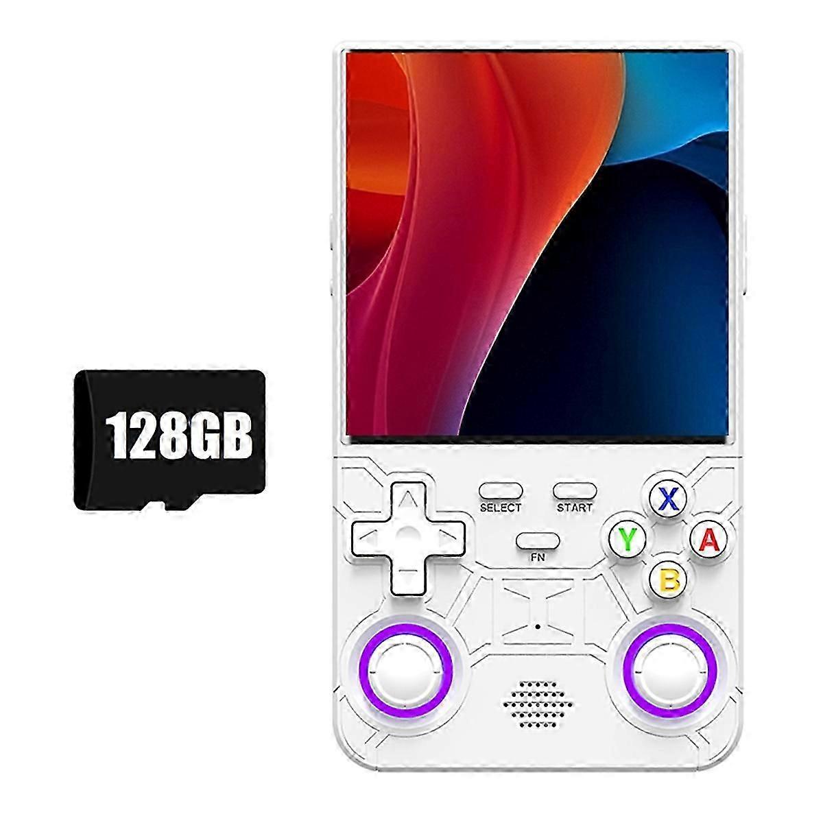 R36 Ultra Retro Handheld Video Game Console 128GB 20000+ Games 4.0 Inch Screen 3D Joystick Linux Po
