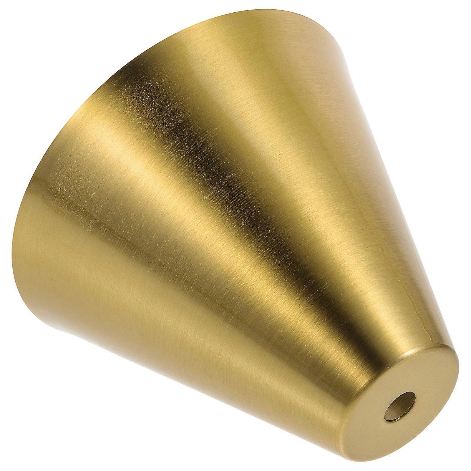 Metal Pendant Lamp Shade for Household Use 2Pcs Golden Lampshade