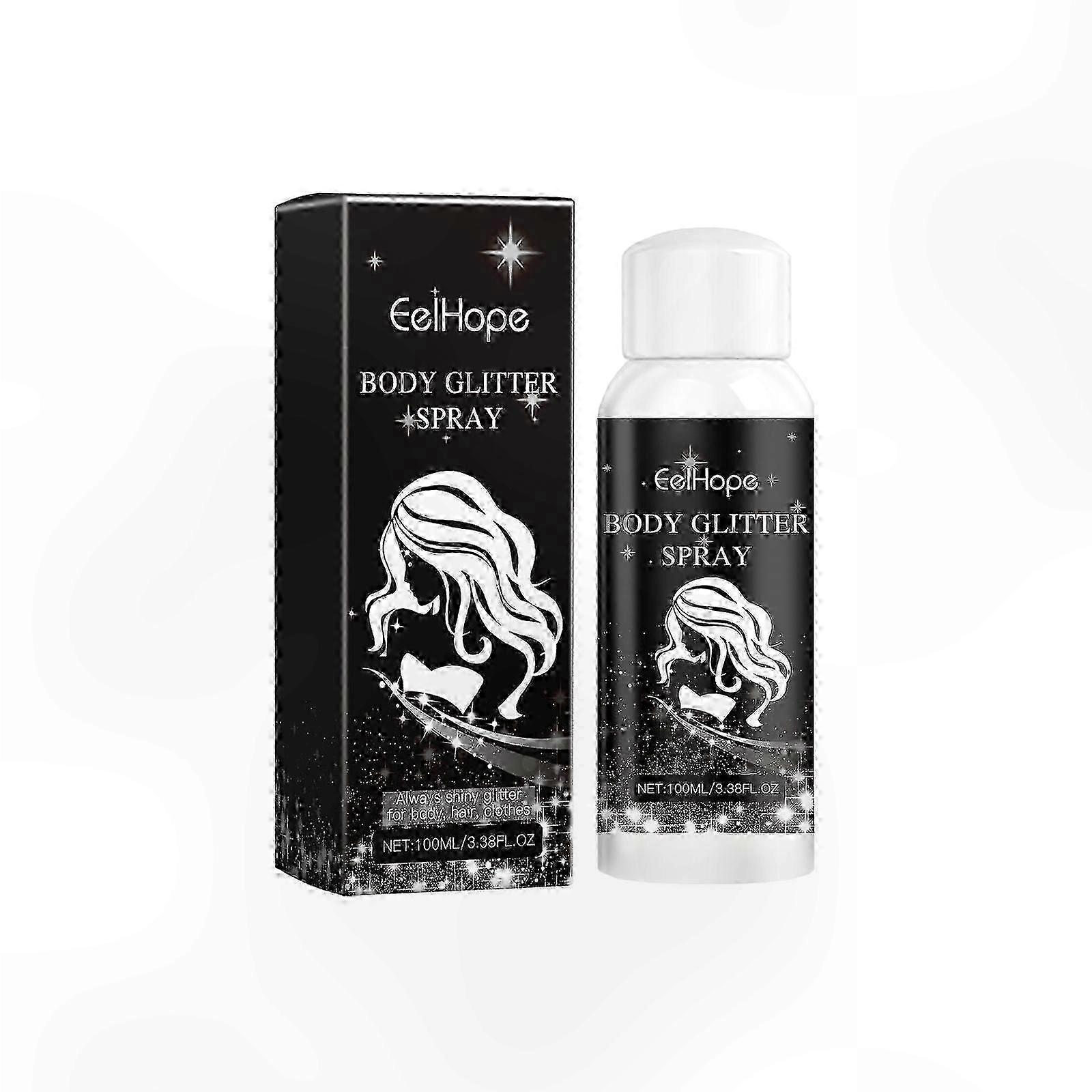 Glitter Spray for Hair & Body, Ideal for Parties, Cosplay, and Artistic Occasions