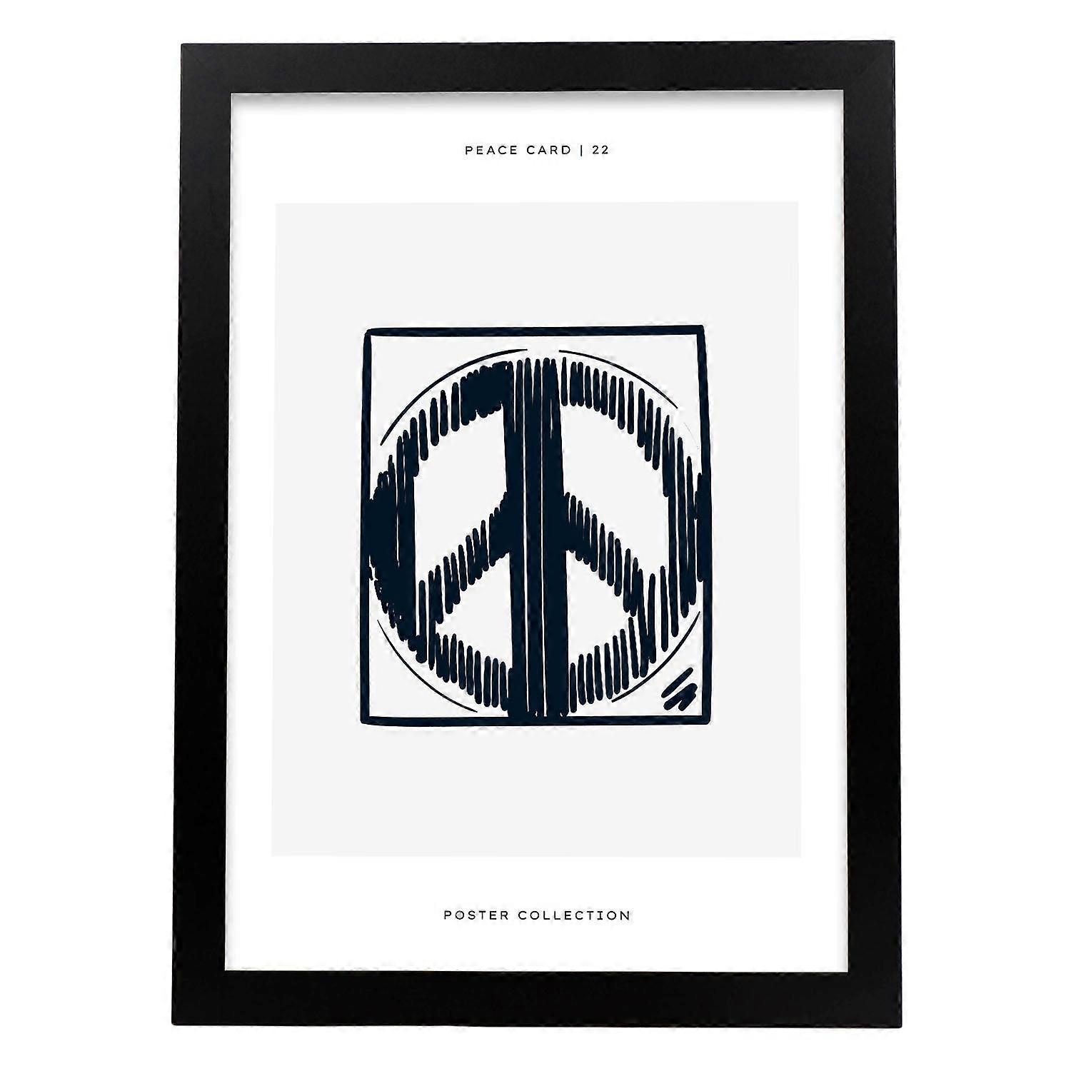 Póster Del Logo De La Paz