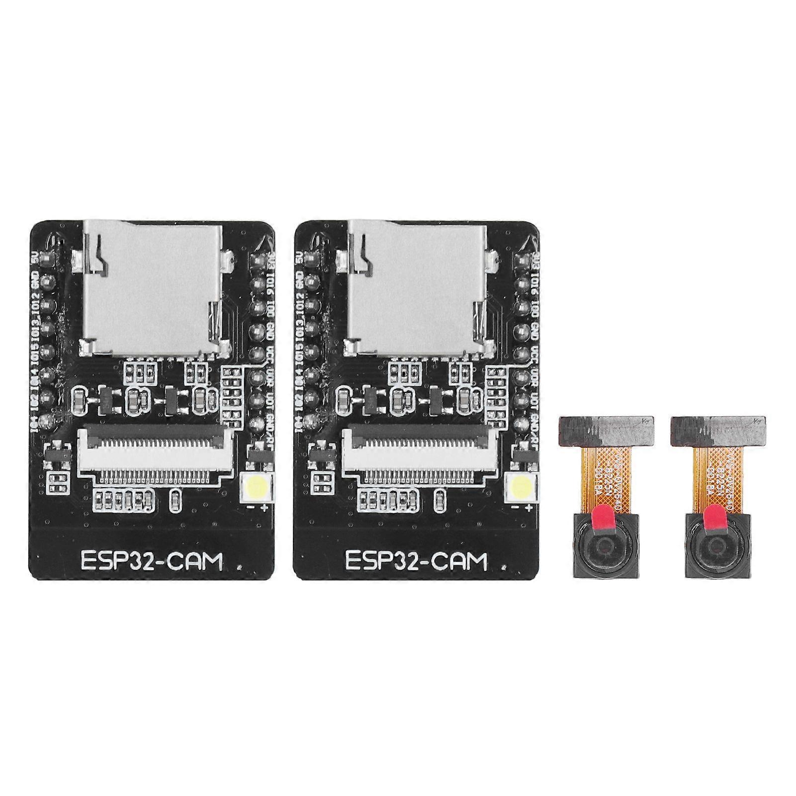2Pcs ESP32 CAM Development Module WiFi Bluetooth 2 in 1 Camera Board Electronic Component