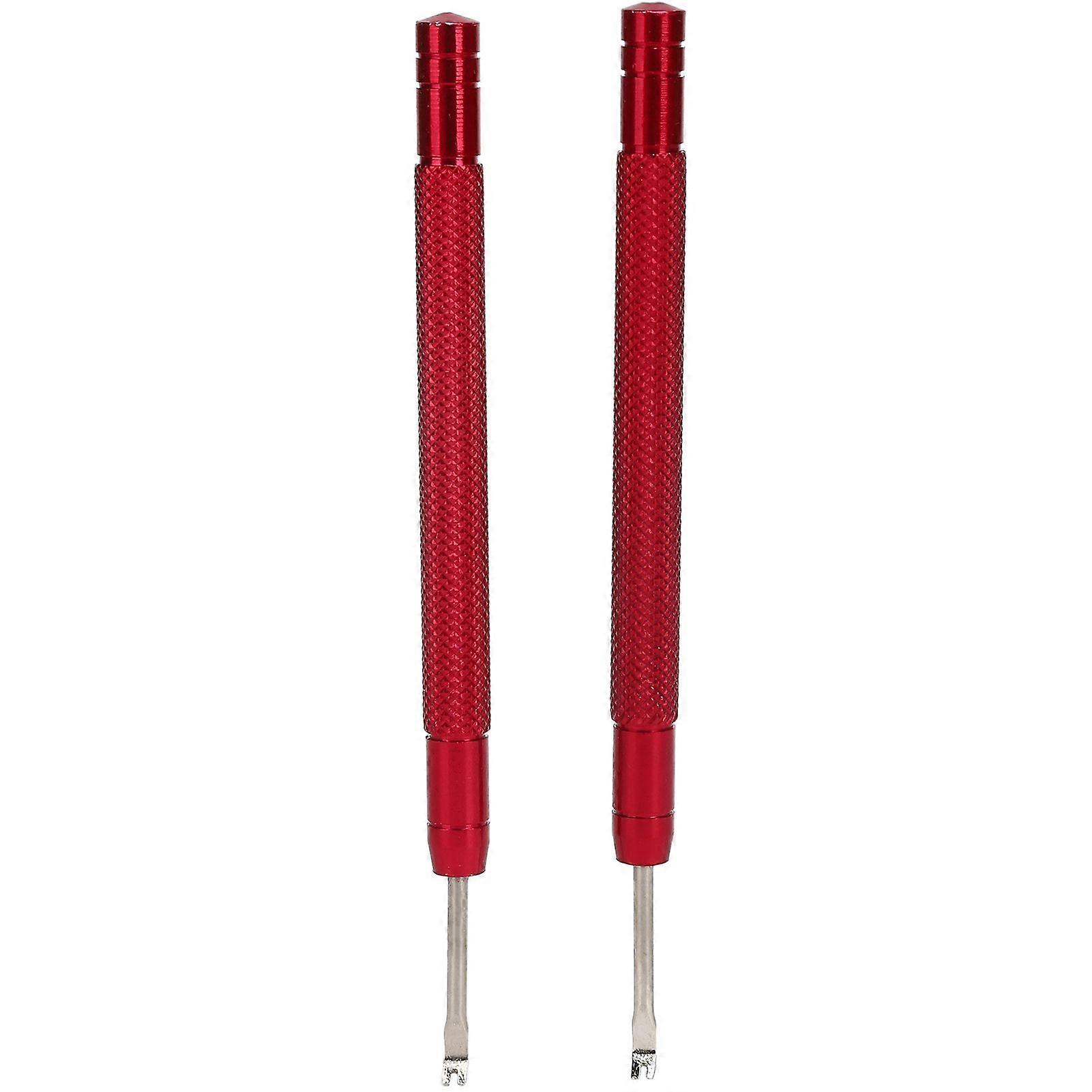 2pcs Watch Hands Remover Lever Minute Second Hand Removal Puller Watch Repair Tool Red
