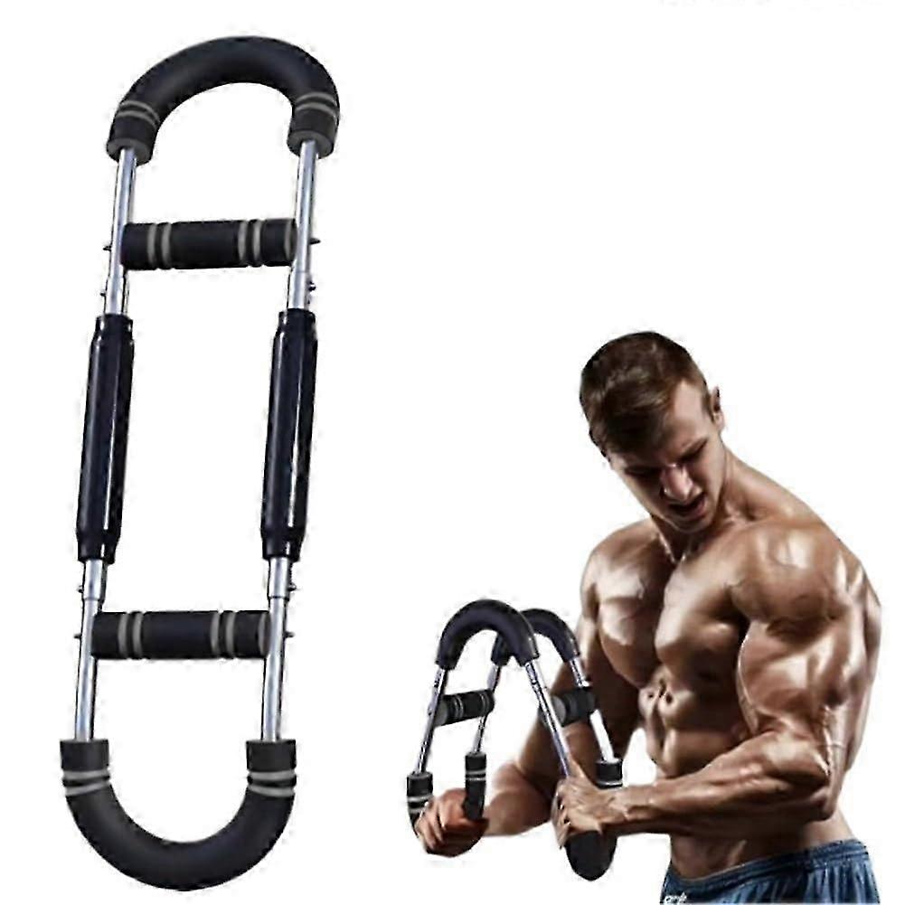 Adjustable Resistance Arm Trainer for Muscle Building, Twister Spring (40-100lb) for Chest and Arm Exercise
