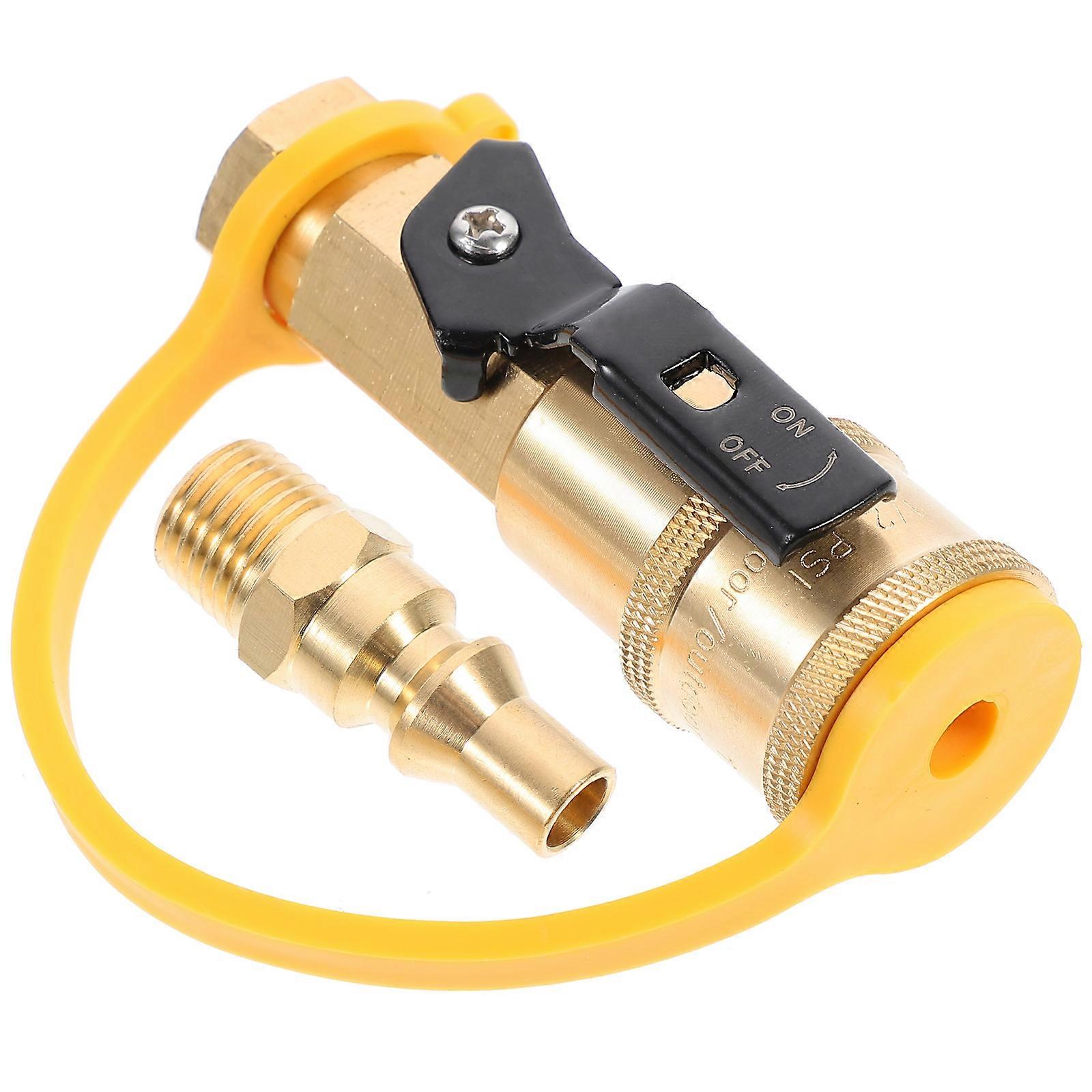 Brass Adapter Copper Quick Connector for Connecting 1Pcs Water Pipe