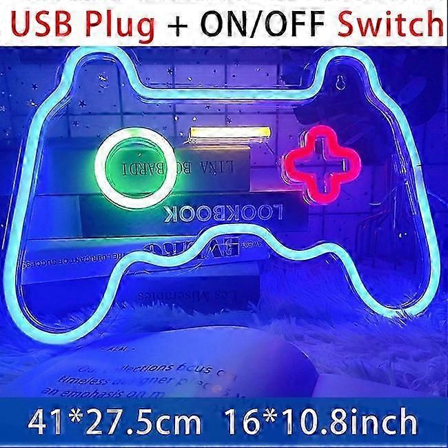 Game Shape Neon Light Led Neon Lamp Usb Powered Neon Signs For Bedroom Children Gaming Zone Party Wall Holiday Decoration