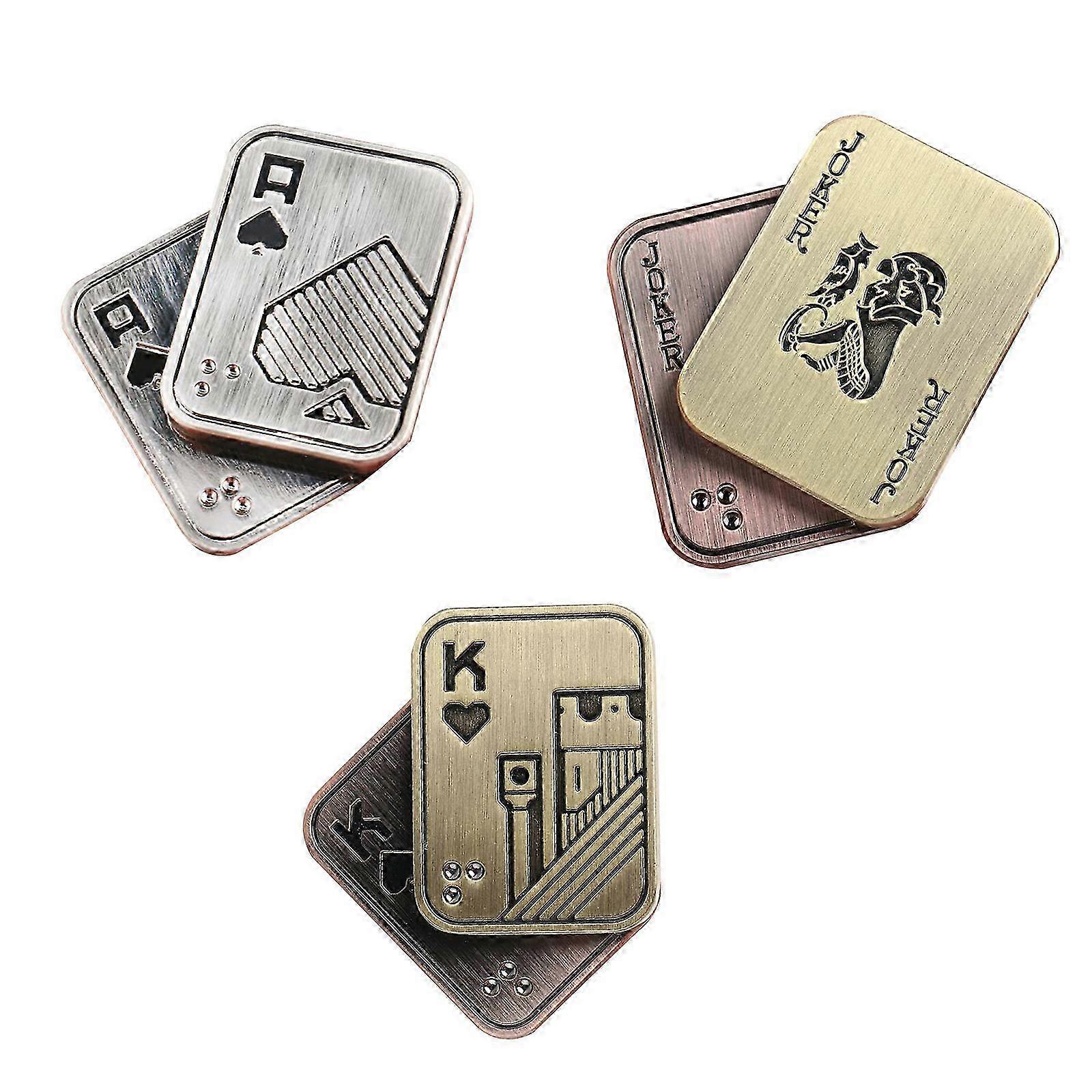 Magnetic Fidget Slider for Stress Relief and Focus - Metal Push Card Toy