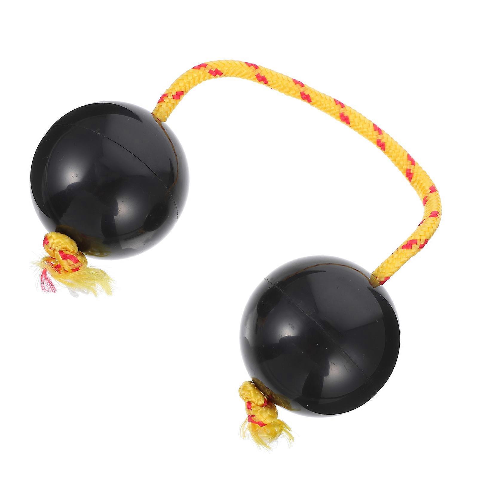 Sand Ball Shaqiu Musical Instrument for Rhythm Playing 1Pcs Black