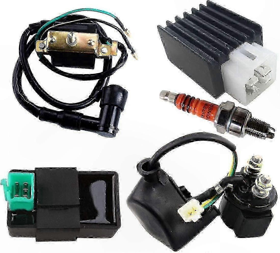 Kazuma Meerkat 50cc Ignition Coil, CDI Box & 5-Pin Regulator