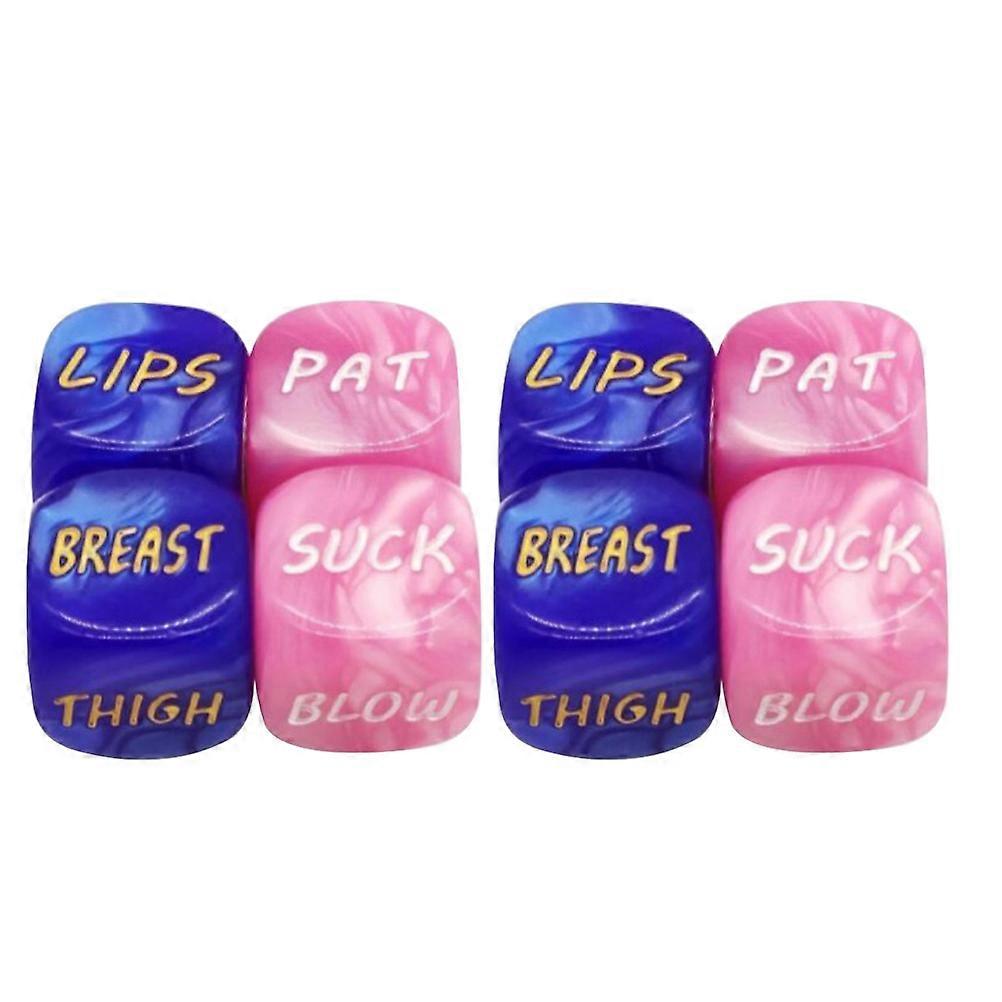 Flirting Toy 8Pcs Acrylic for Playing with Lovers Assorted Color