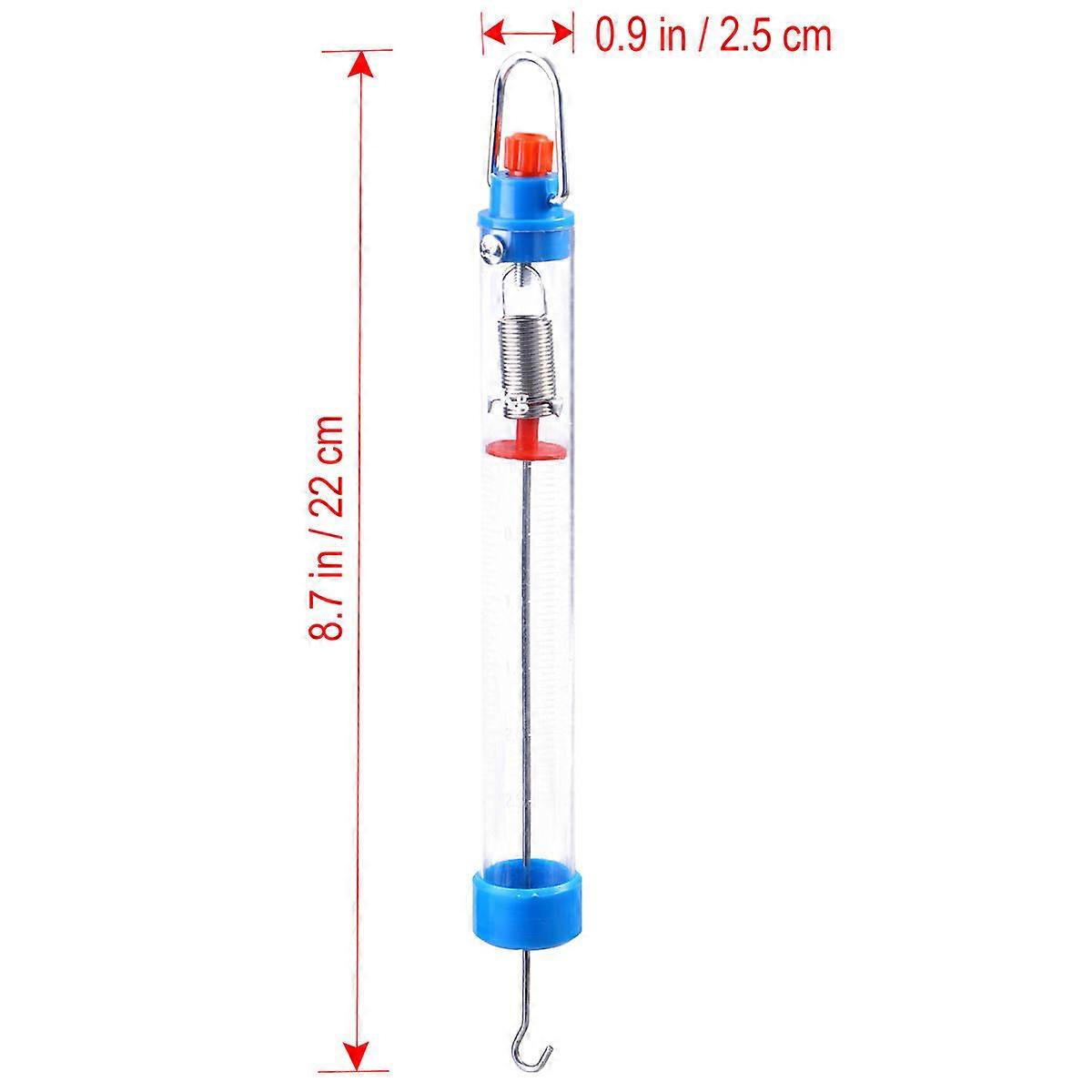 Spring Weighing Scale Mechanical Dynamometer for Testing Force 2Pcs Blue