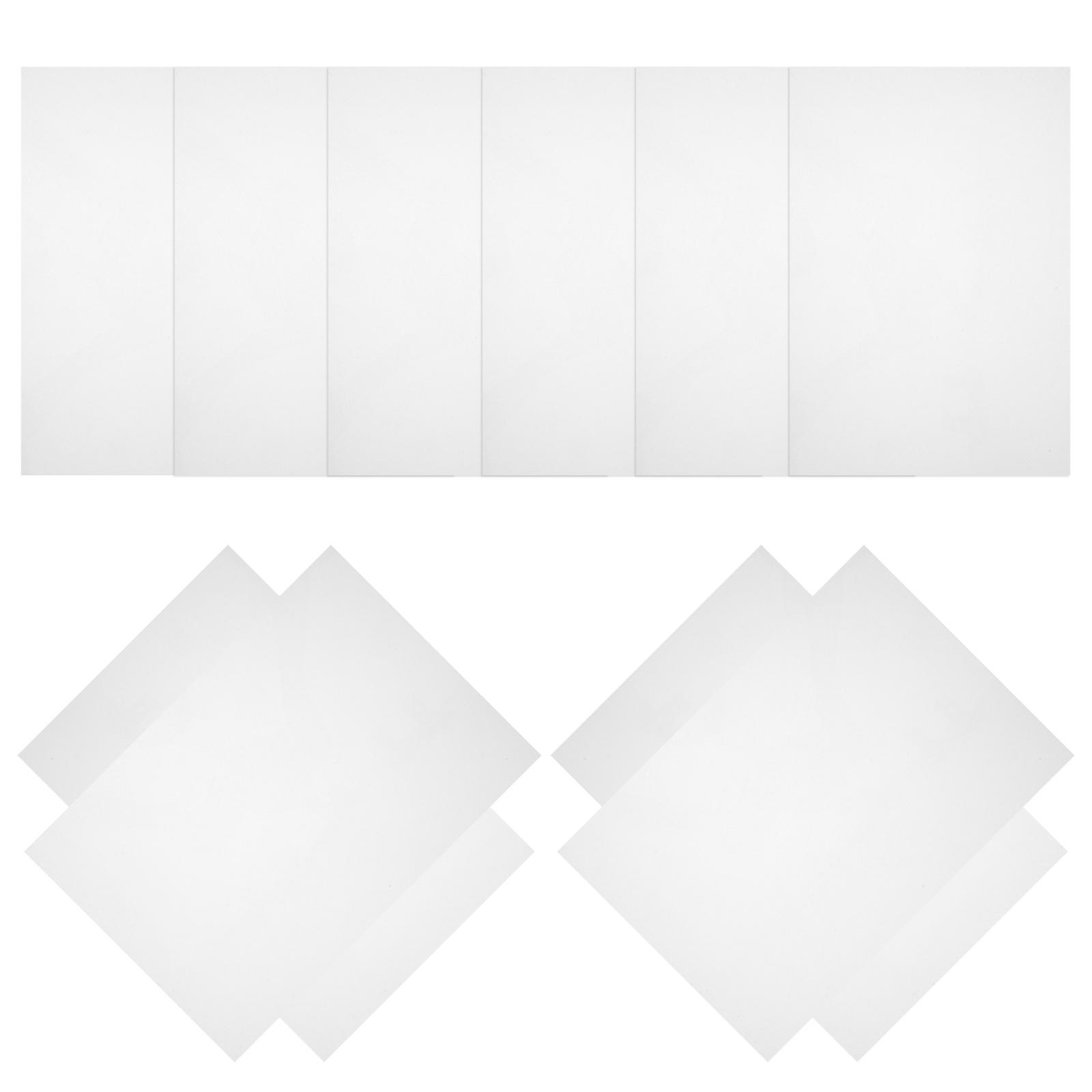 White Heat Shrinkable Sheets for DIY Handicraft Shrink Sheets 10Pcs