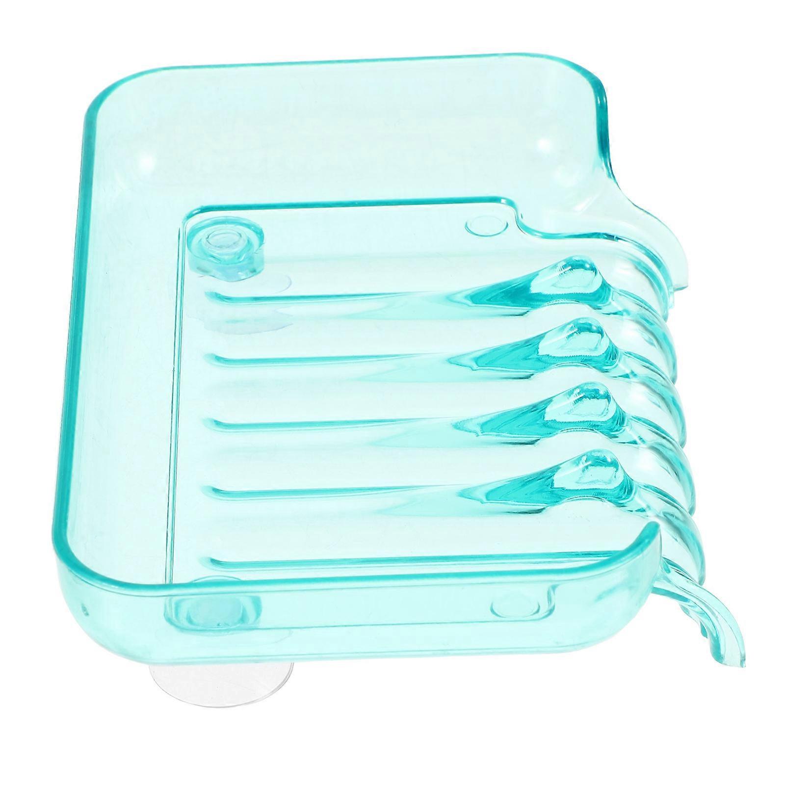 Sponge Holder Waterfall Soap Box for Storage 2Pcs with Suction Cup
