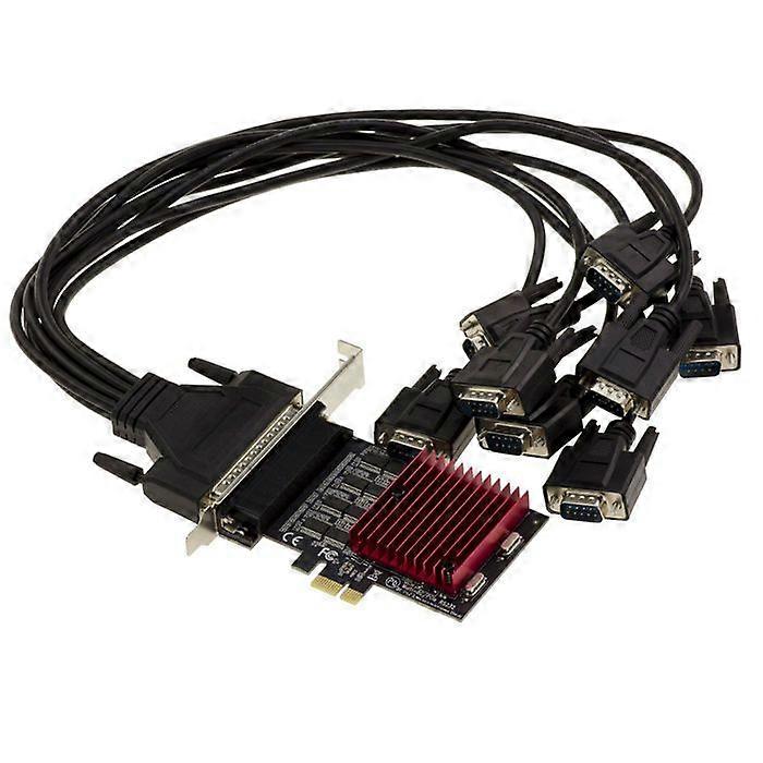 KALEA-INFORMATIQUE PCIe-controllerkort RS232 DB9 8 porte ASIX AX99100 chipsæt