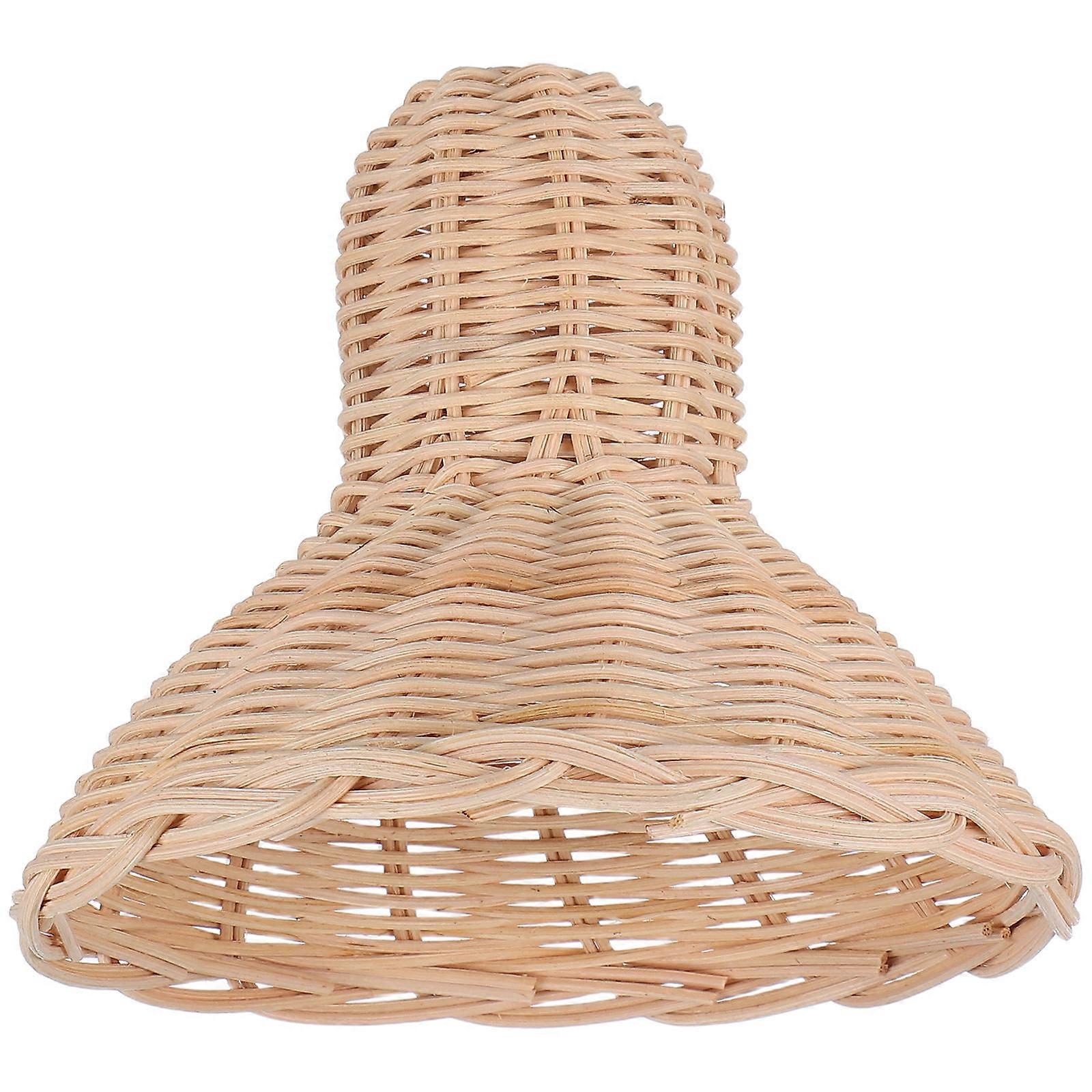 Handwoven Rattan Lampshade Pendant Shade Replacement 3Pcs for Home