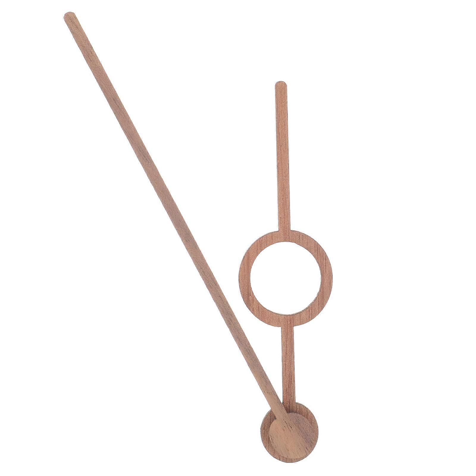 4 Sets Of Wooden Clock Hands For DIY Wall Clock Repair Ideal For Watchmakers Featuring Classic Design And Convenient Size
