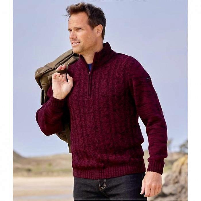 Atlas For Men Mens Cable Knit Jumper