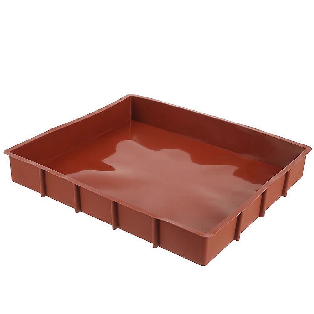 2Pcs Rectangular Non-Stick Silicone Cake Baking Mold For Home Baking Suitable For Family Restaurant Coffee