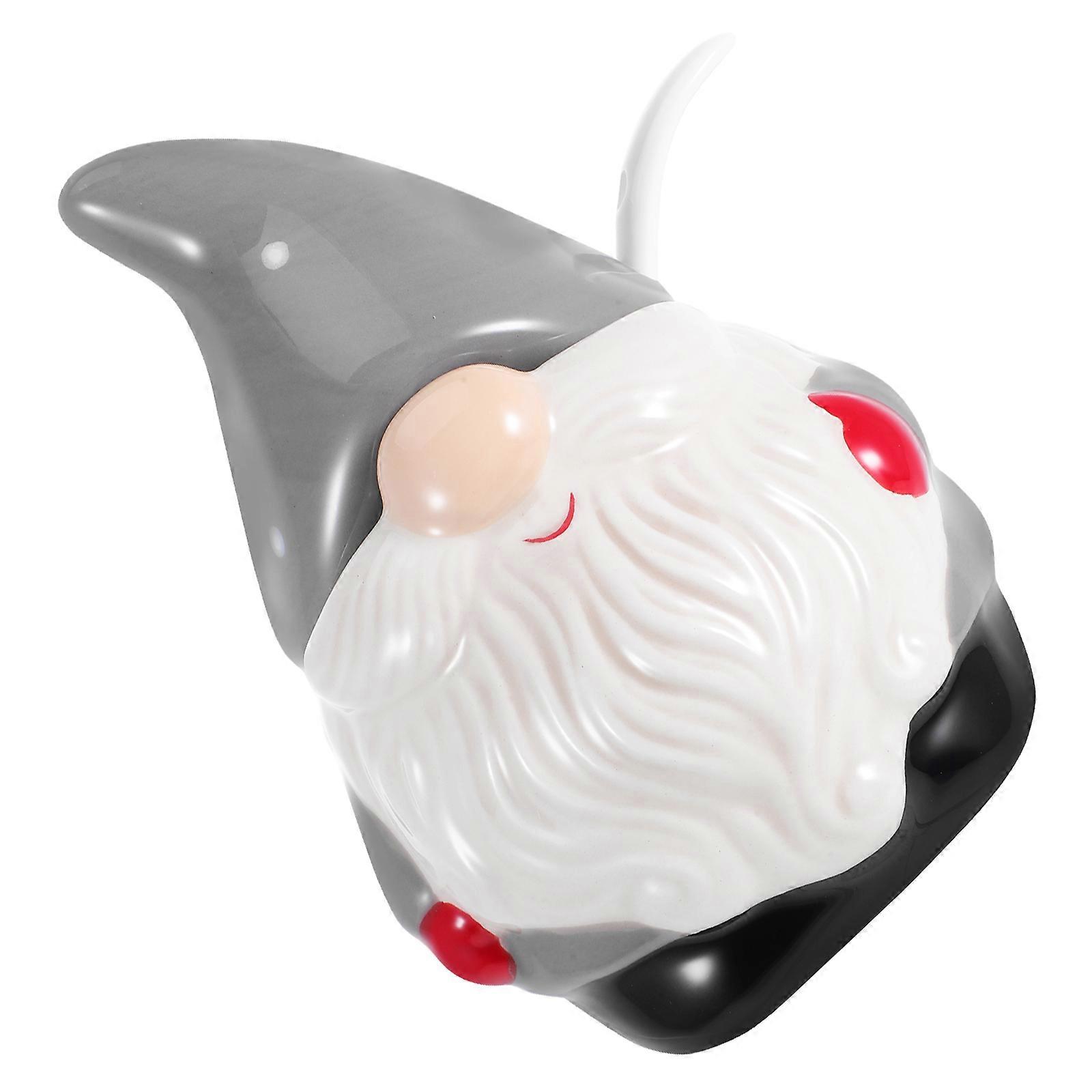 Santa Design Ceramic Condiment Jar for Kitchen Storage 4Pcs Set