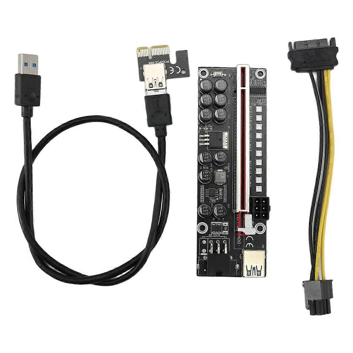 V014-MAX PCI-E Riser Card USB 3.0 Cable PCI Adapter