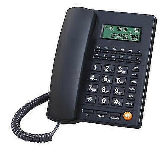 Bordtelefon Husholdningstelefon for eldre Stor knapp fasttelefon