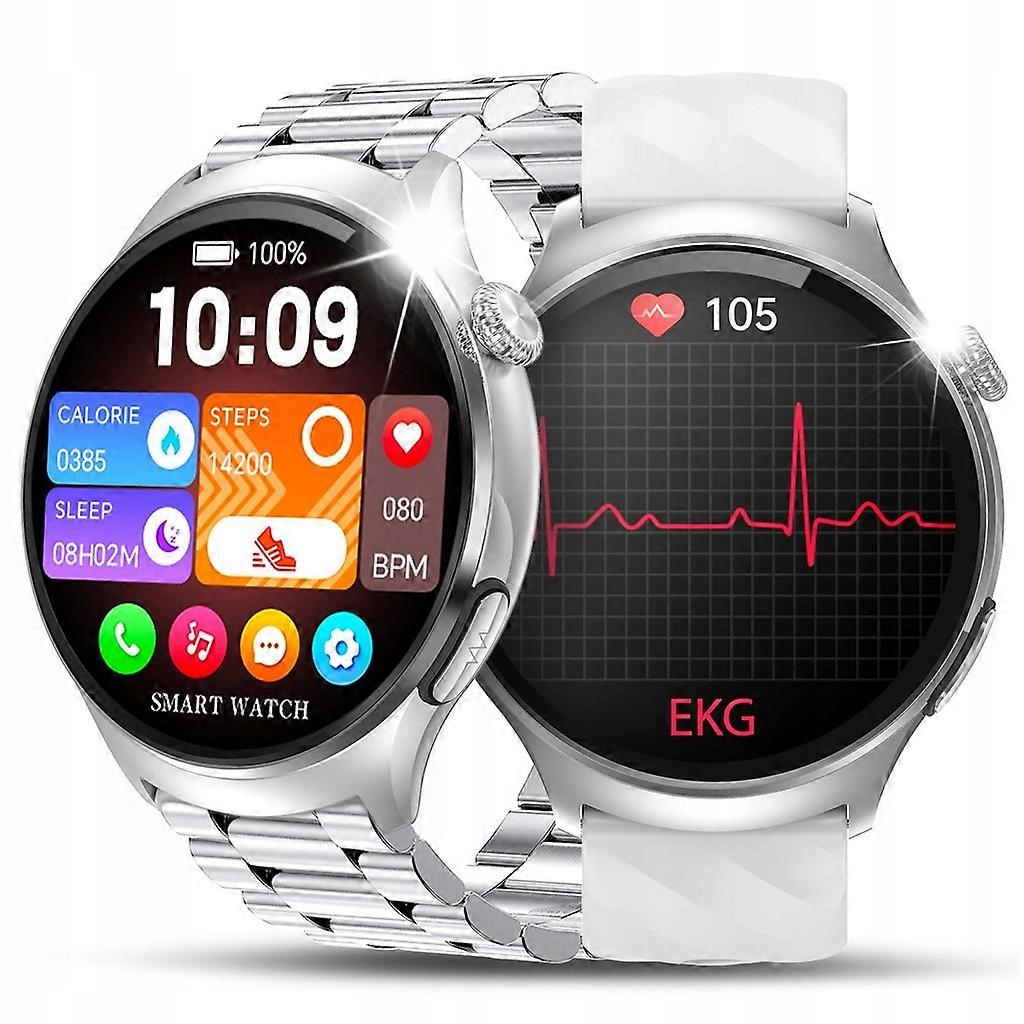 Smartwatch for Senior Menu in English | ECG measurement Density and other 25-26