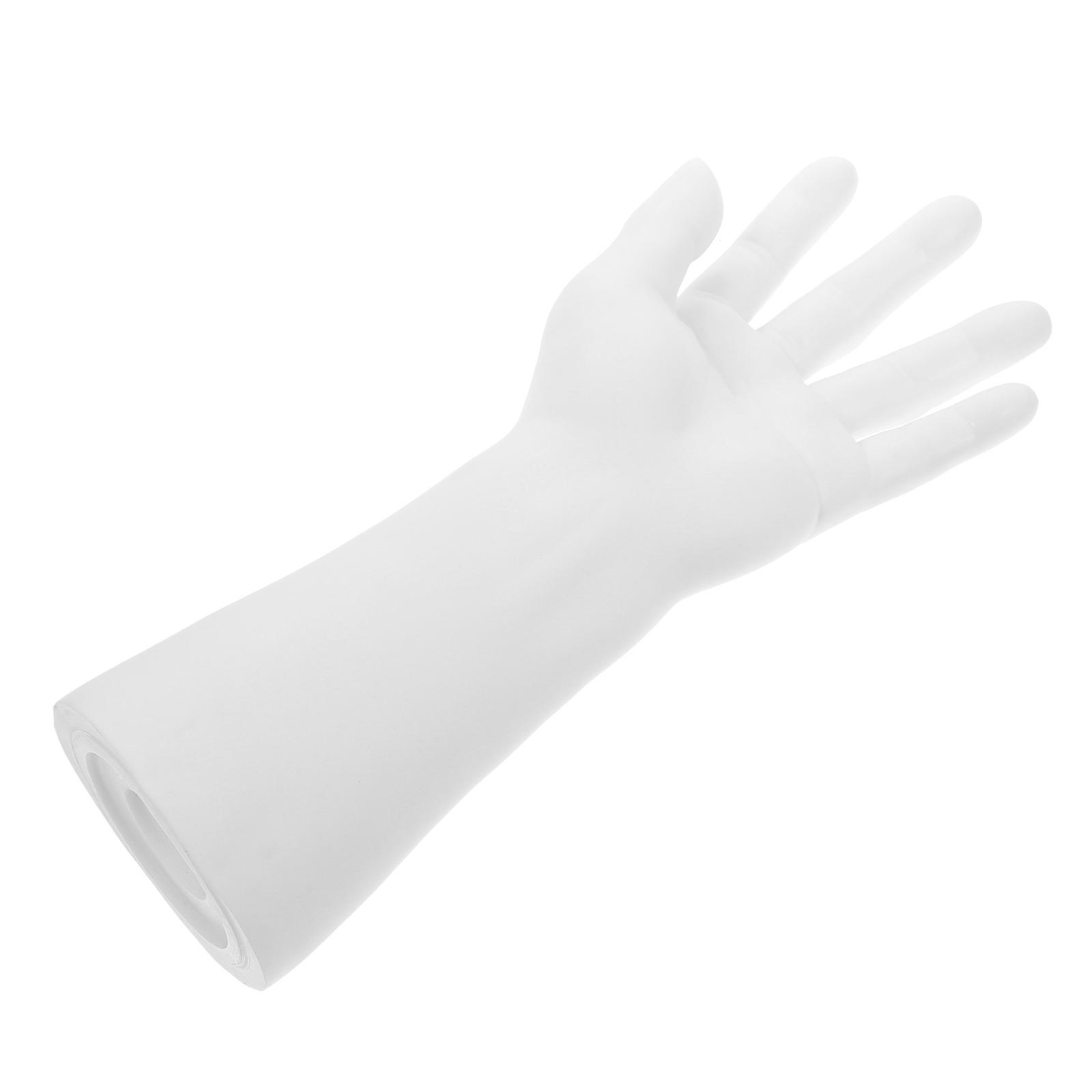 Mannequin Model Stand Plastic Hand Mannequin for Ring 4Pcs Display Holder