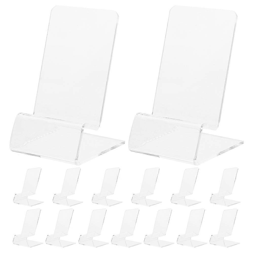Transparent Acrylic Phone Holder Support for Desk with Universal Use 30Pcs