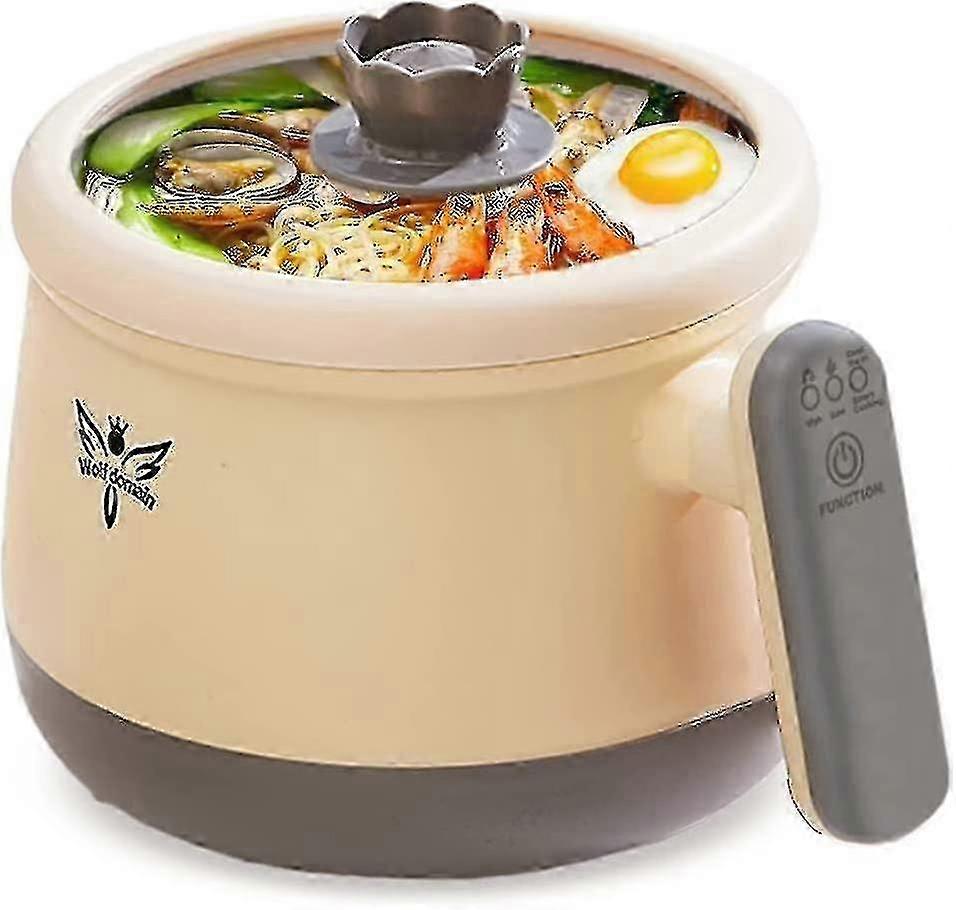 Smart Automatic Multi-function Electric Hot Pot 1.8l, Shabu Shabu Mini Non-stick Hot Pot With Multi-power Control, Electric Cooker Wit-Good