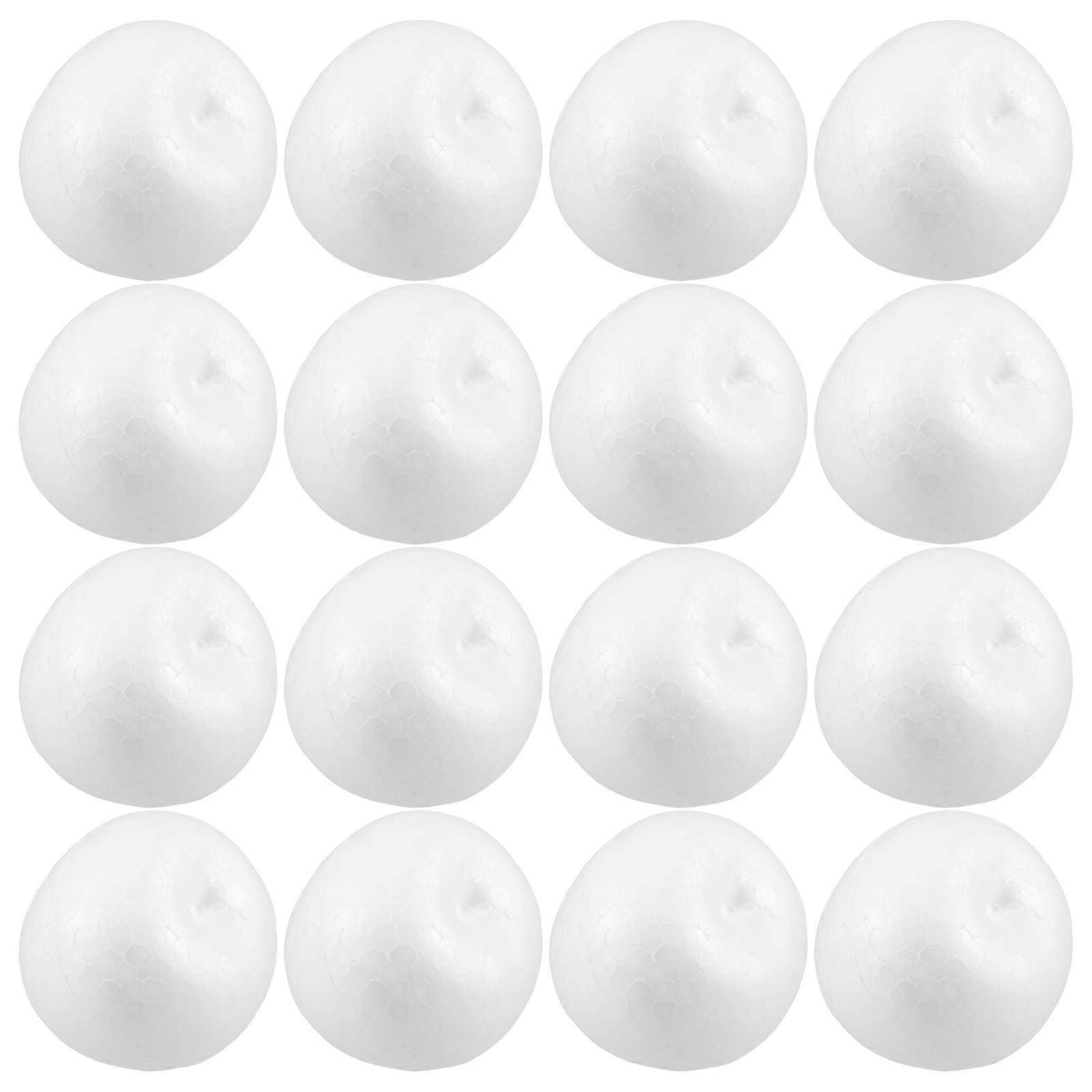 Apple Foam Model for DIY Craft Painting with 20Pcs White Foam Fruit Set