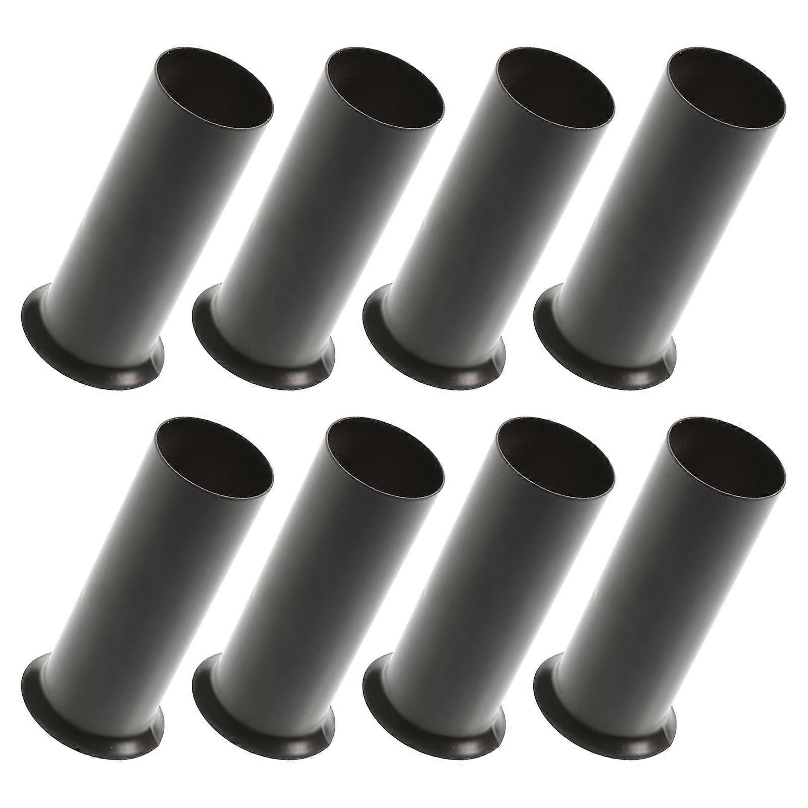 Metal Candle Socket Covers for Ceiling Lamp Use 8Pcs Vintage Style Sleeve