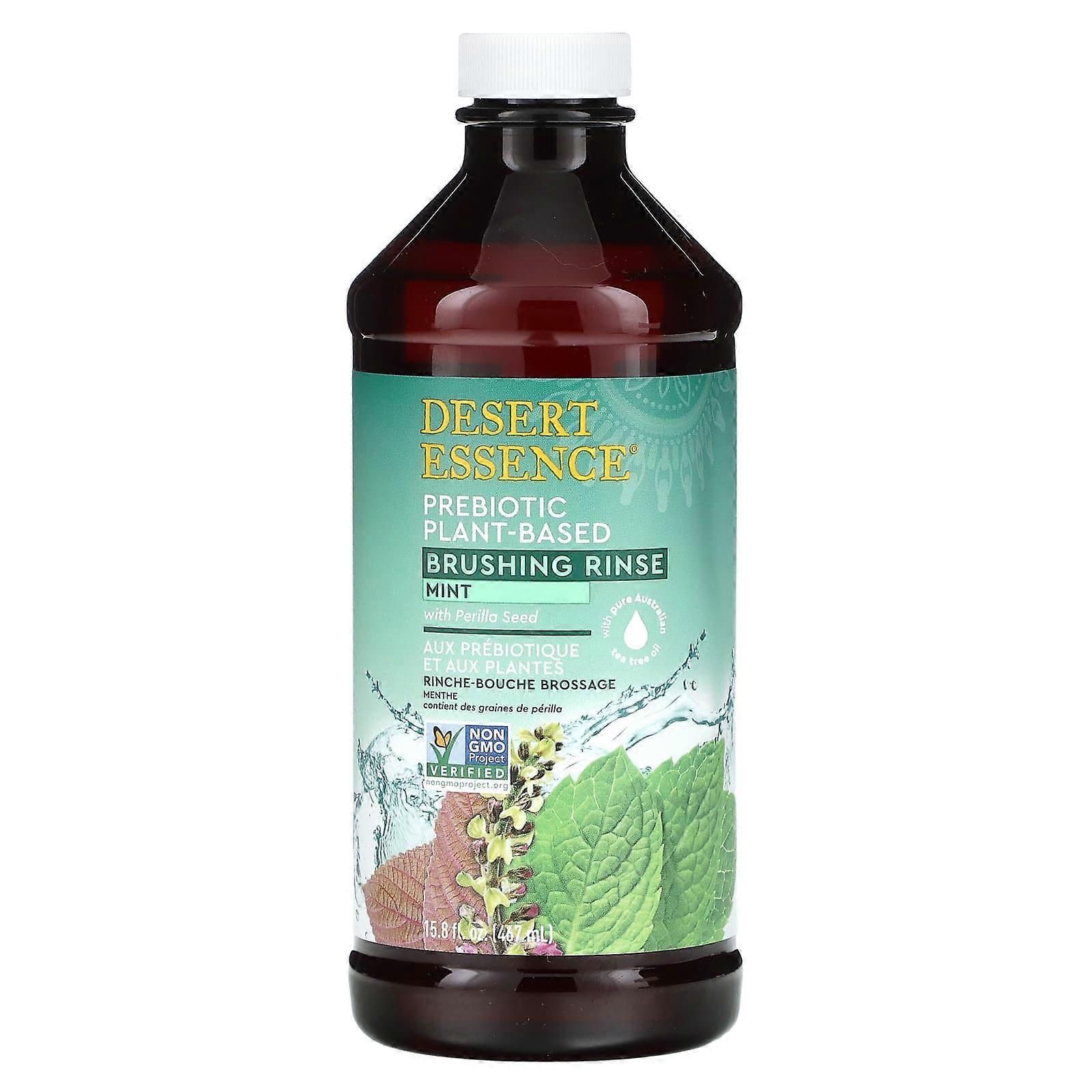 Prebiotic Plant-Based Brushing Rinse, Mint, 15.8 fl oz (467 ml)