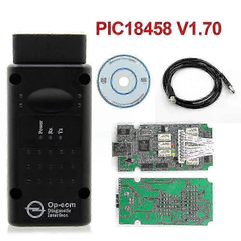 ​original Op-com V1.78 Diagnostic Scanner With Pic18f458 Chip Obd2 Can-bus For Opel Vauxhall Vehicles Full System Diagnosis​ jing2