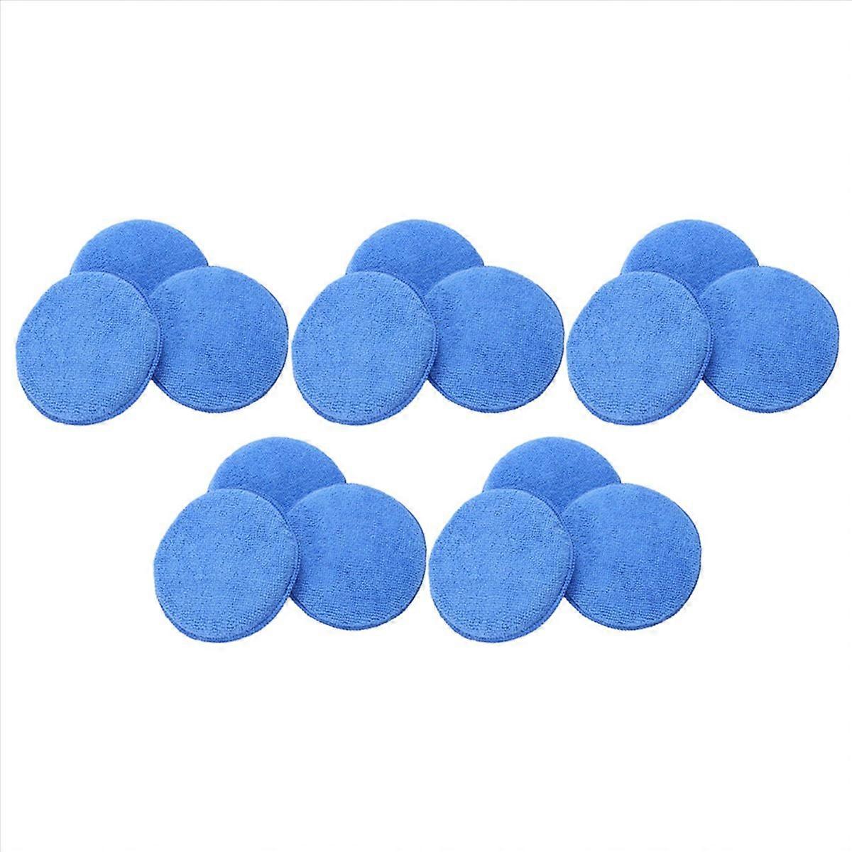 3 x Microfibre Sponge Polish Wax Applicator Pads Car Home Cleaning