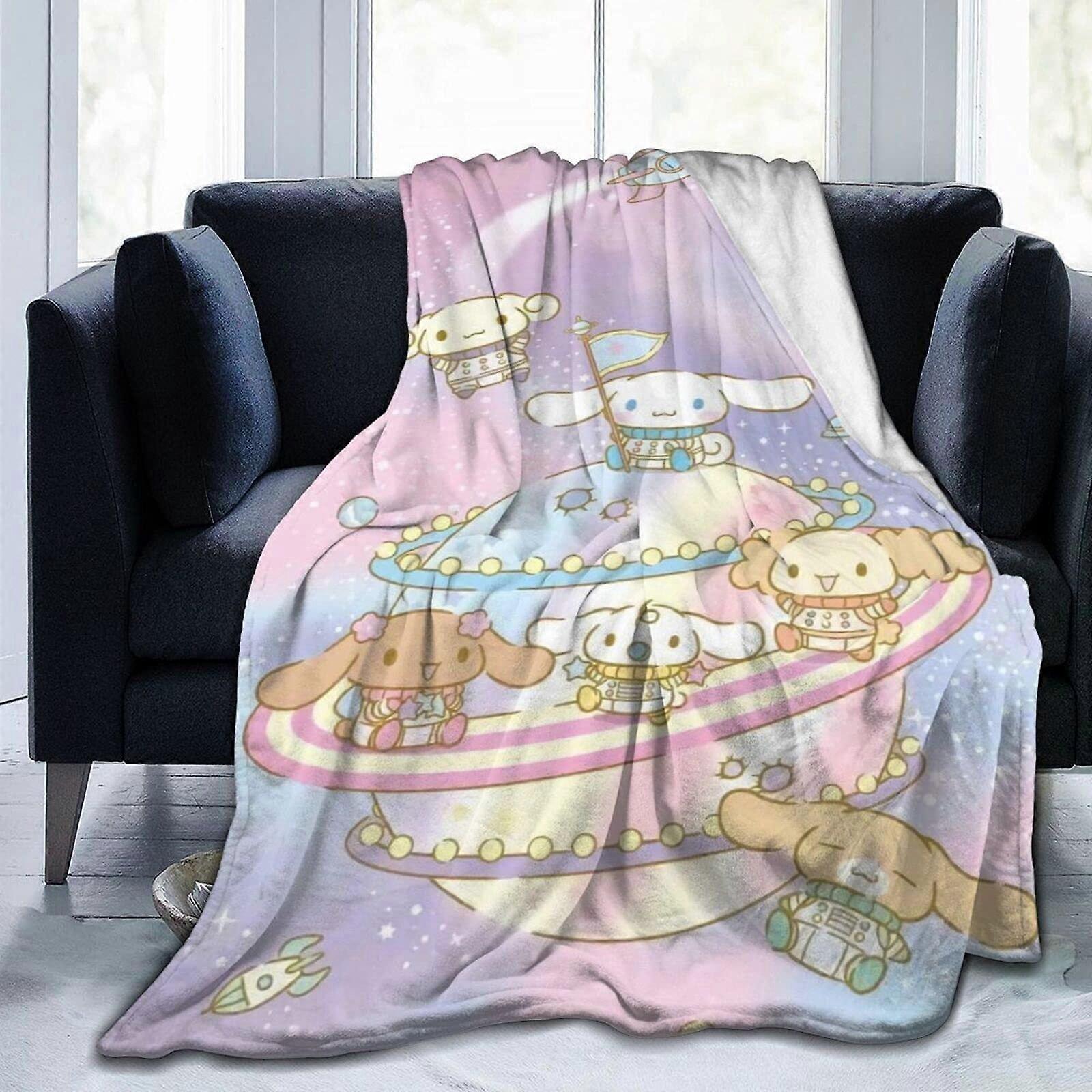 Flannel Laurel Dog Blanket Sanrio Lovely Air Conditioning Nap Blanket Multi-Functional Sofa Blanket