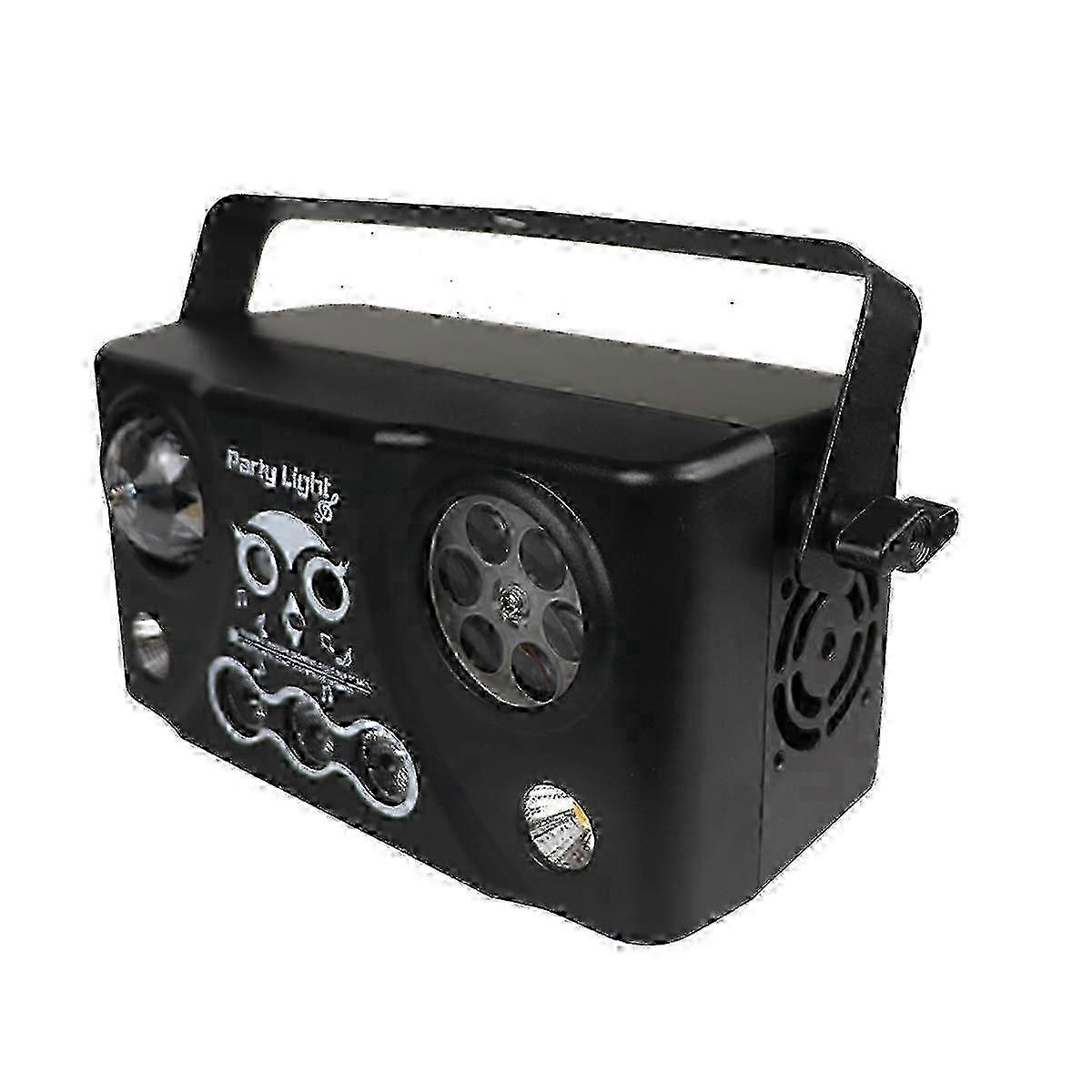 New Stage Disco 5 In1 Effect Lamp Magic Ball Laser Dyeing Pattern Strobe 5 In1 DJ Light with Remote Control