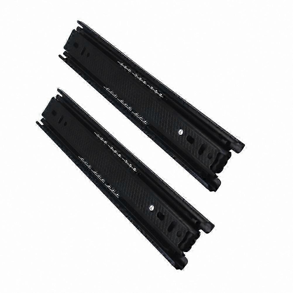 Smooth Sliding Drawer Rails for Dressing Tables, Steel Construction, Simple Rectangular Design, 2 Set
