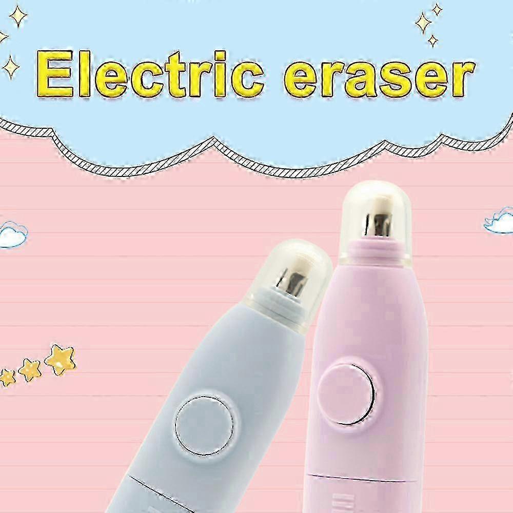 Electric Eraser For School Office for Sketch Writing Drawing Battery Powered Electric Eraser Students Stationery With mini Fan