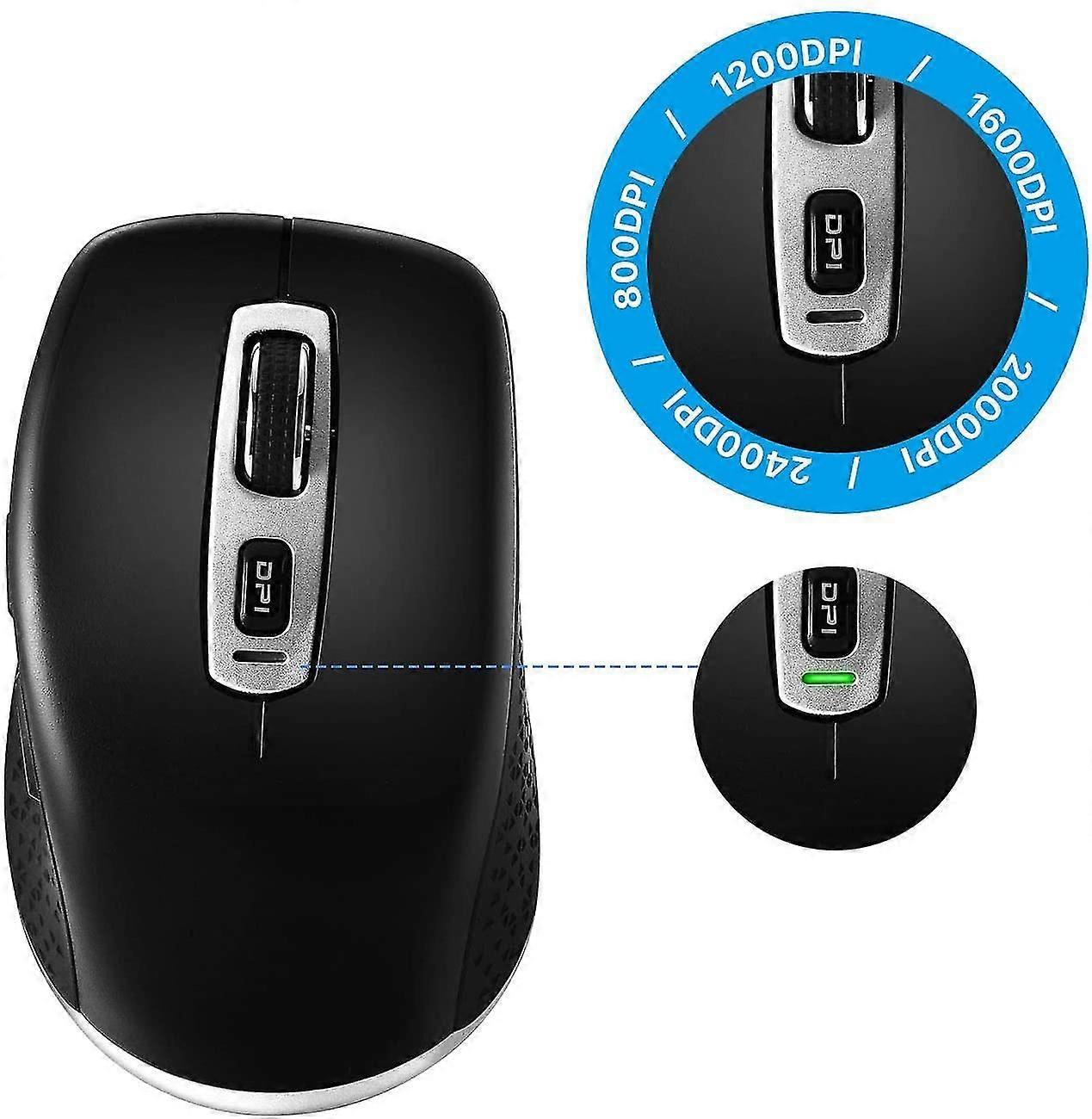 2.4g Mouse Wireless Usb Type C Computer Mouse With Type C Receiver Compatible With All Type-c Devices