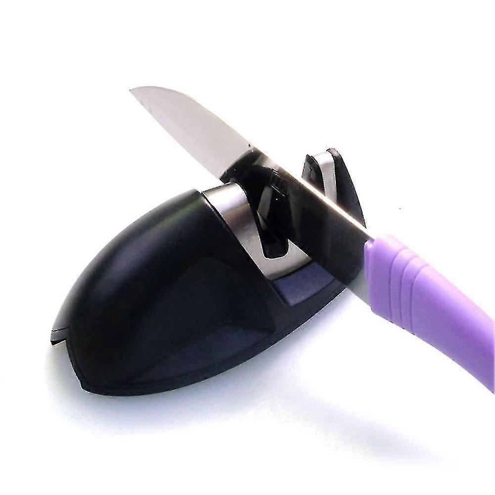 2 Steps Sharpener Tungsten Diamond And Ceramic Sharpening Stone Tools Sharpening Kitchen Cutter