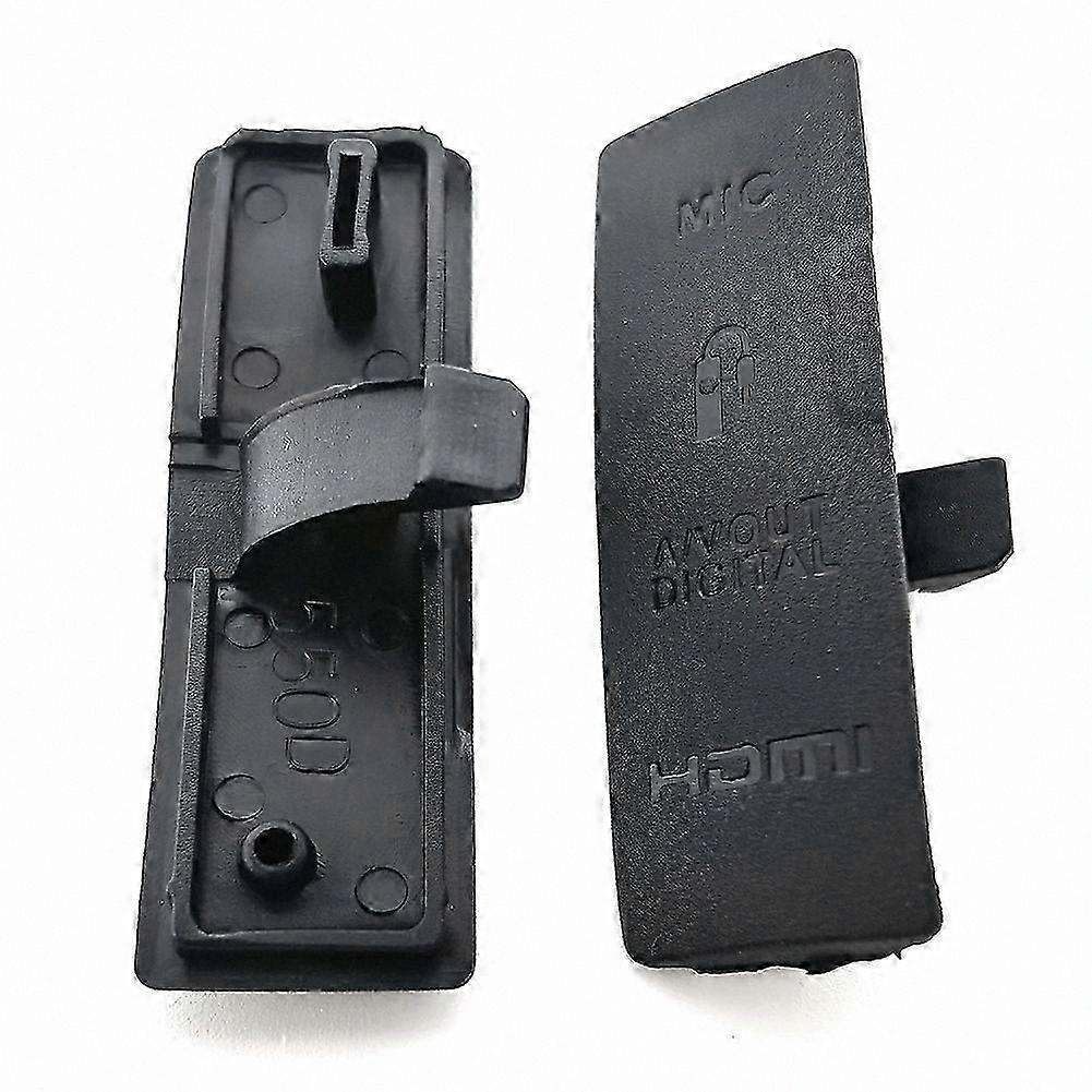 1Pcs Rubber Bottom Door Cover with USB/HDMI Compatibility for DSLR Camera Models Supporting DC IN and VIDEO OUT Functions