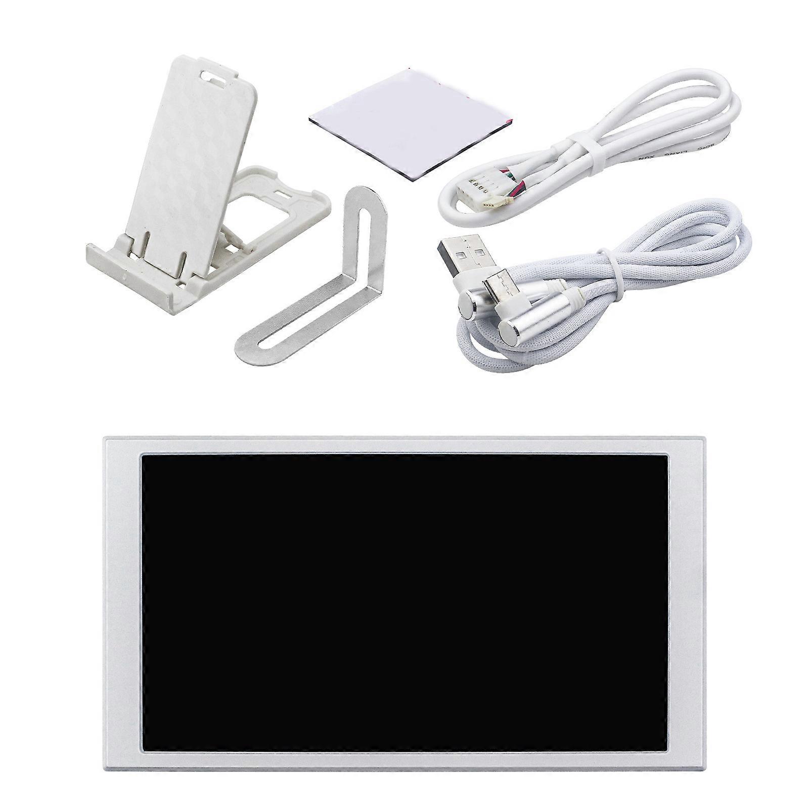 5.2inch USB Type C Display Secondary Screen LCD Computer CPU GPU PC Secondary Screen LCD Moniter Type C Power Supply  White