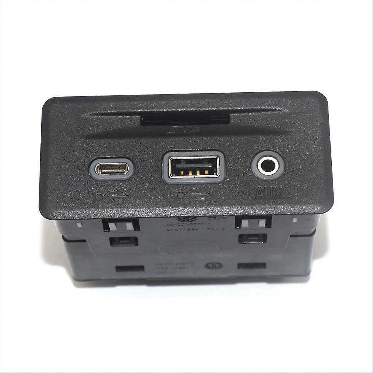 13512369 Car USB AUX Type-C Interface Dual USB SD Card Port Adapters for 2018-2021 13526279 1352986