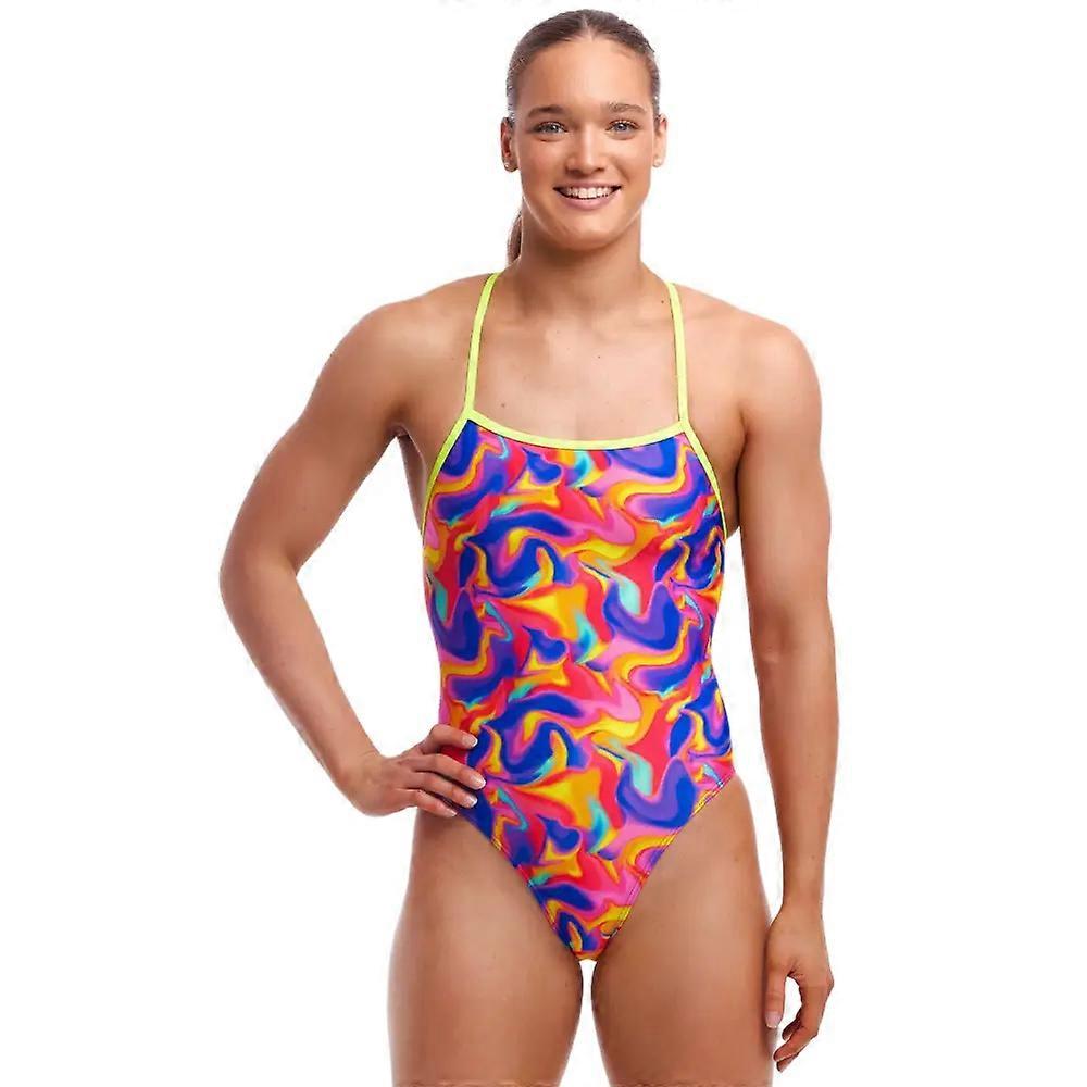 Funkita Summer Swirl Sangle In Maillot De Bain - Multi