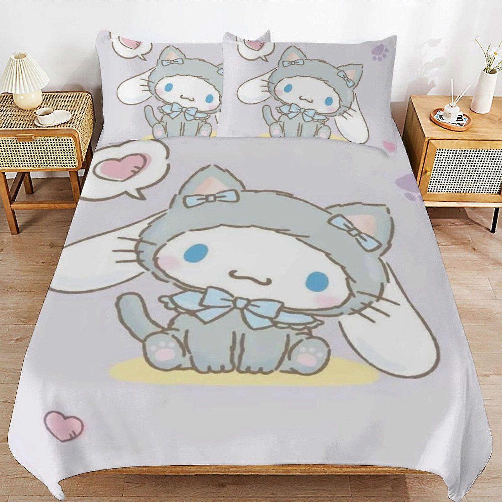 A22 CINNAMOROLL Hotel Collection Breathable Fabric Gentle Texture Practical Duvet Cover Sets with Hidden Zip N22